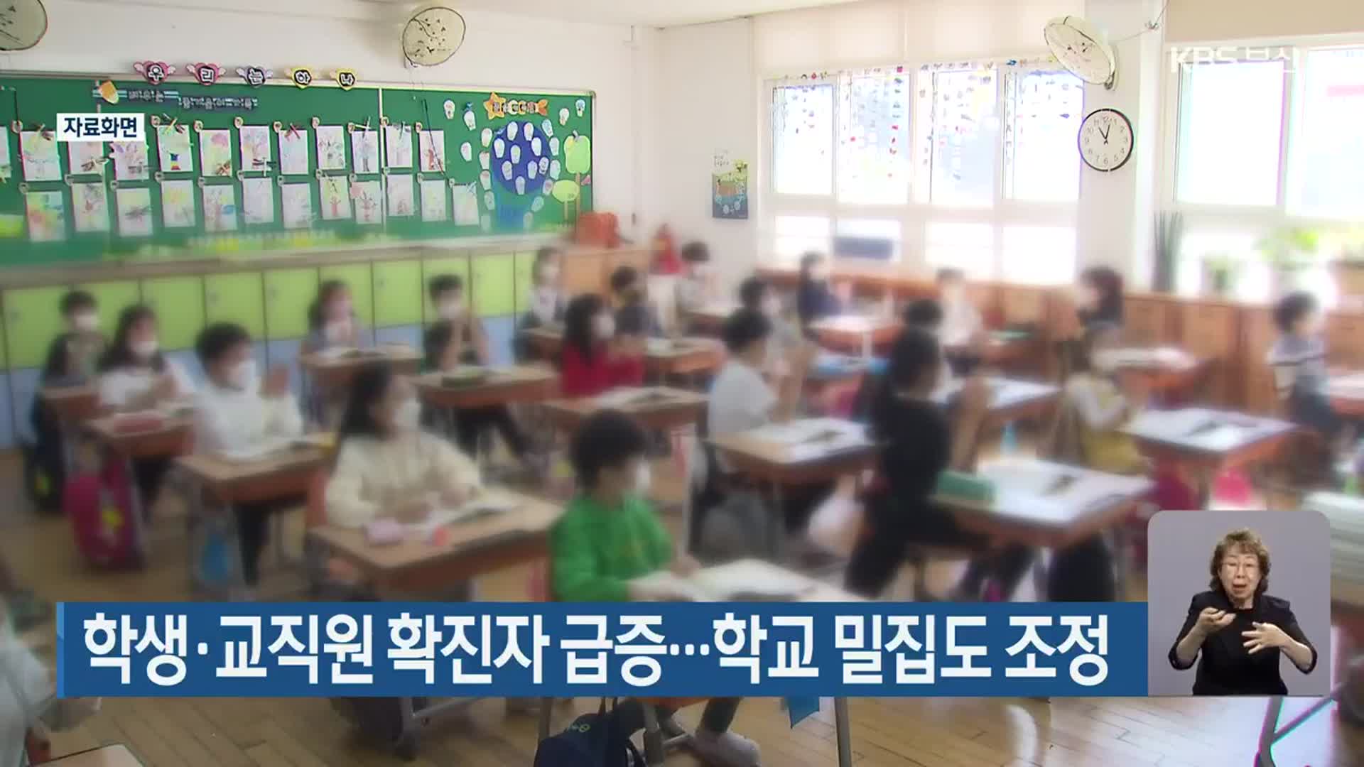 부산 학생·교직원 확진자 급증…학교 밀집도 조정