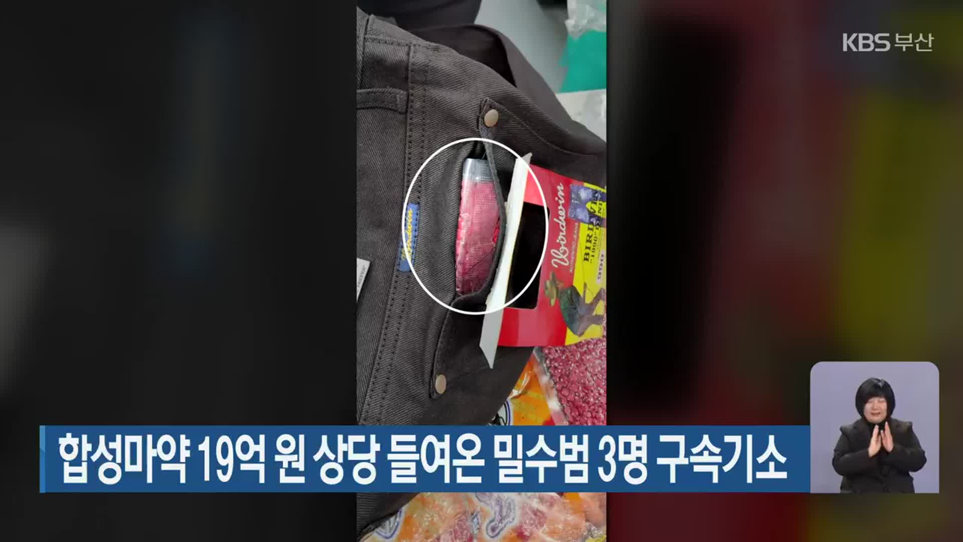 합성마약 19억 원 상당 들여온 밀수범 3명 구속기소