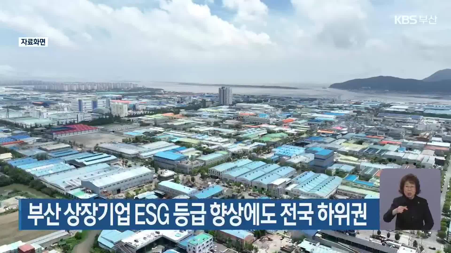 부산 상장기업 ESG 등급 향상에도 전국 하위권