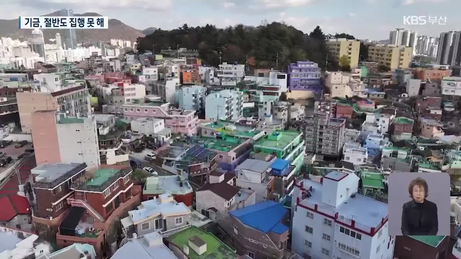 “기금 절반도 집행 못 해”…사업 좌초까지