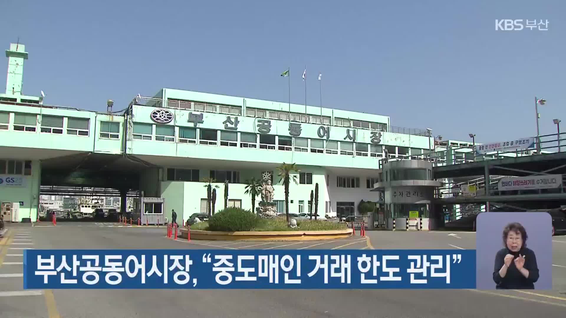 부산공동어시장 “중도매인 거래 한도 관리”
