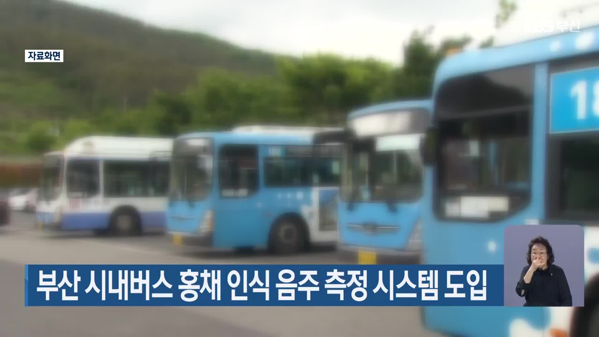 부산 시내버스 홍채 인식 음주 측정 시스템 도입
