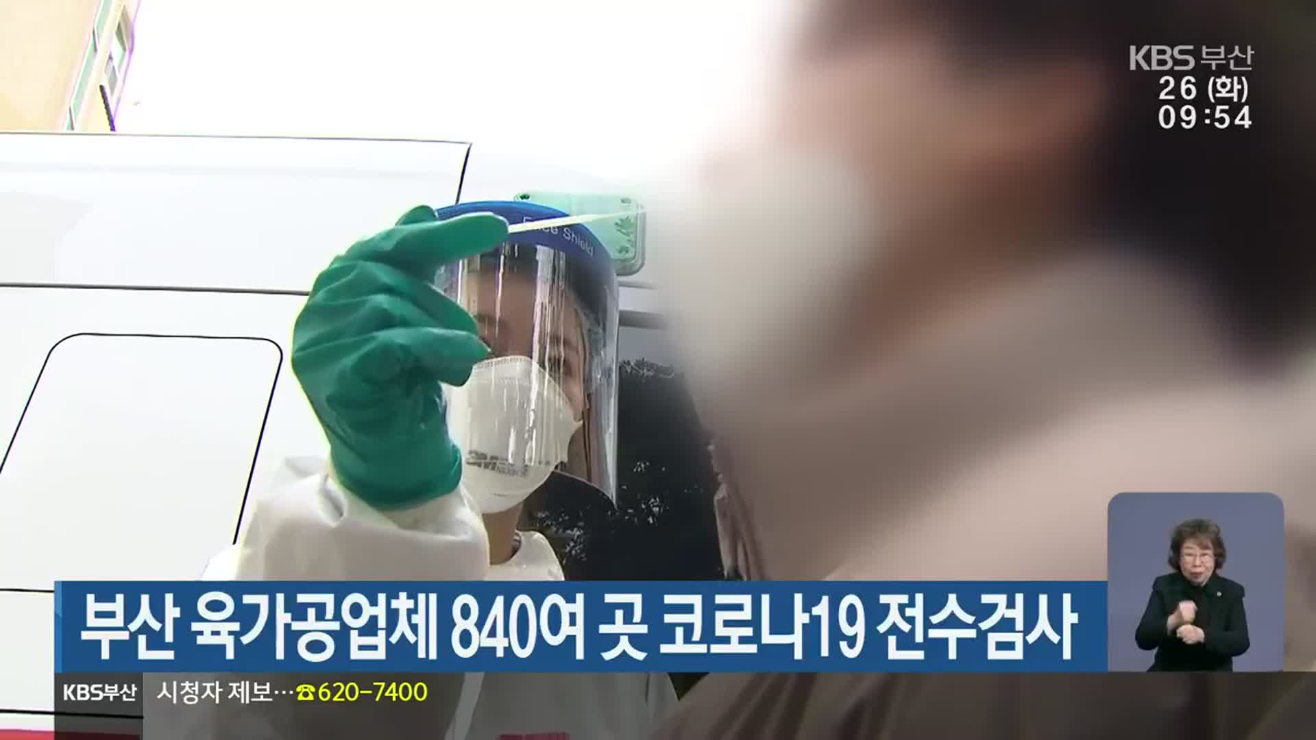 부산 육가공업체 840여 곳 코로나19 전수검사