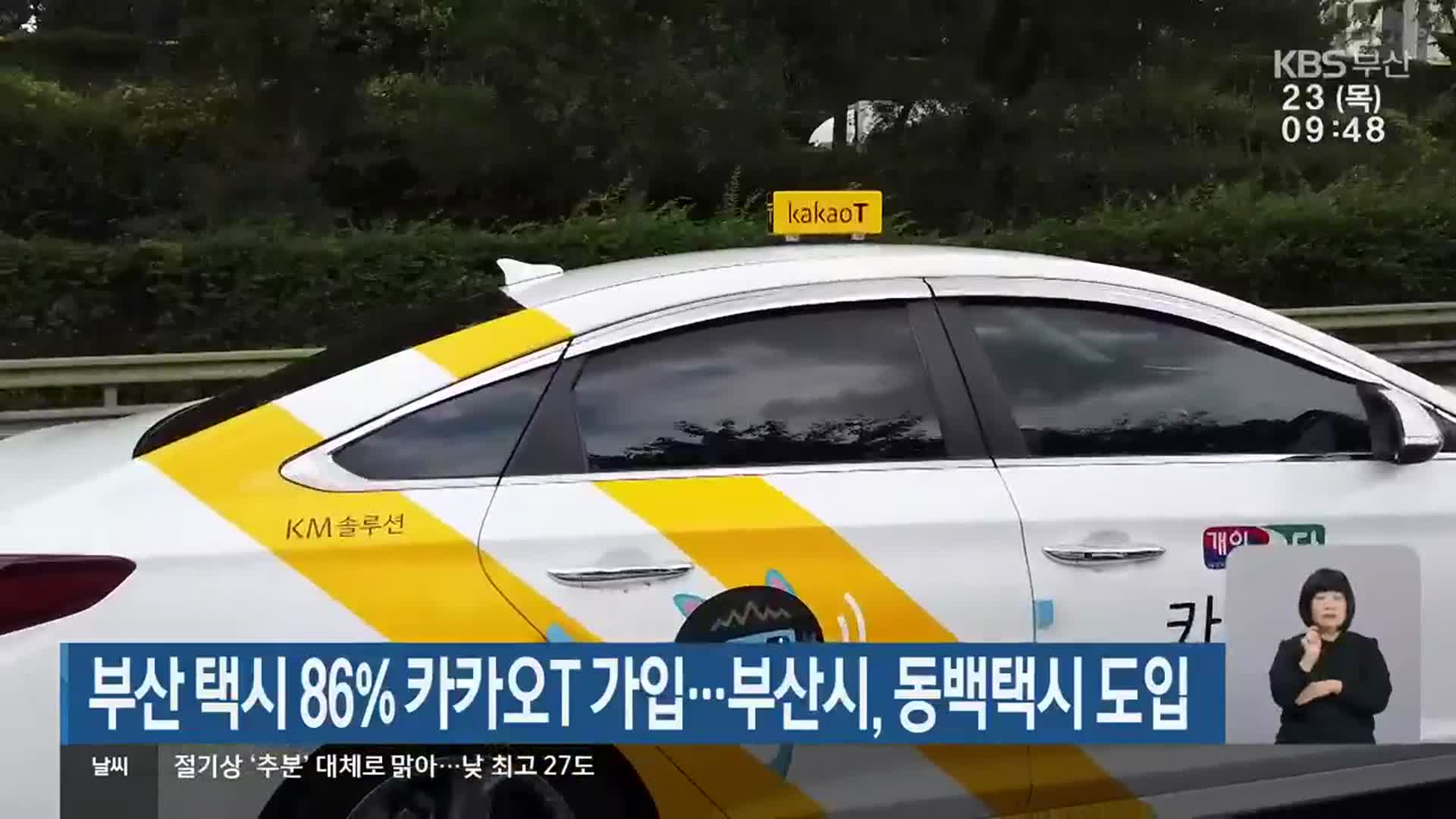 부산 택시 86% 카카오T 가입…부산시, 동백택시 도입
