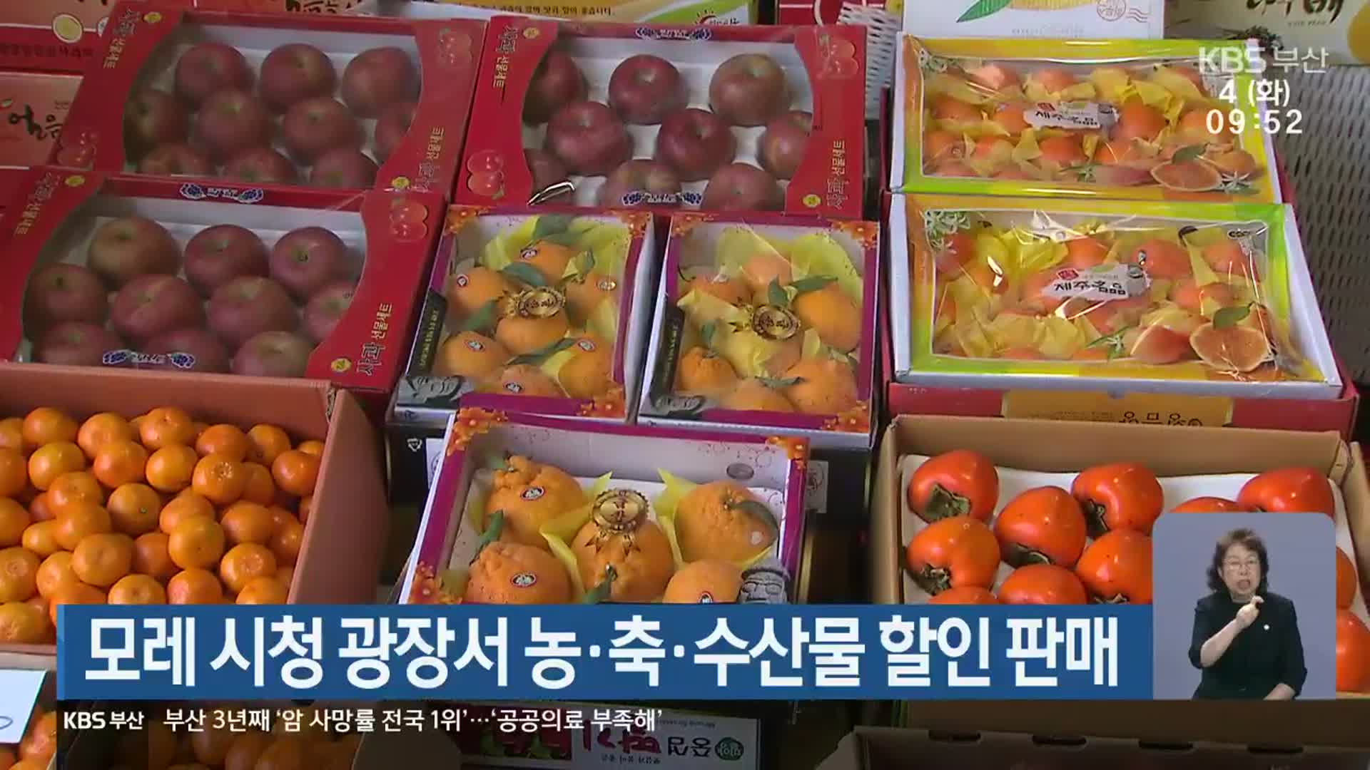 모레 시청 광장서 농·축·수산물 할인 판매