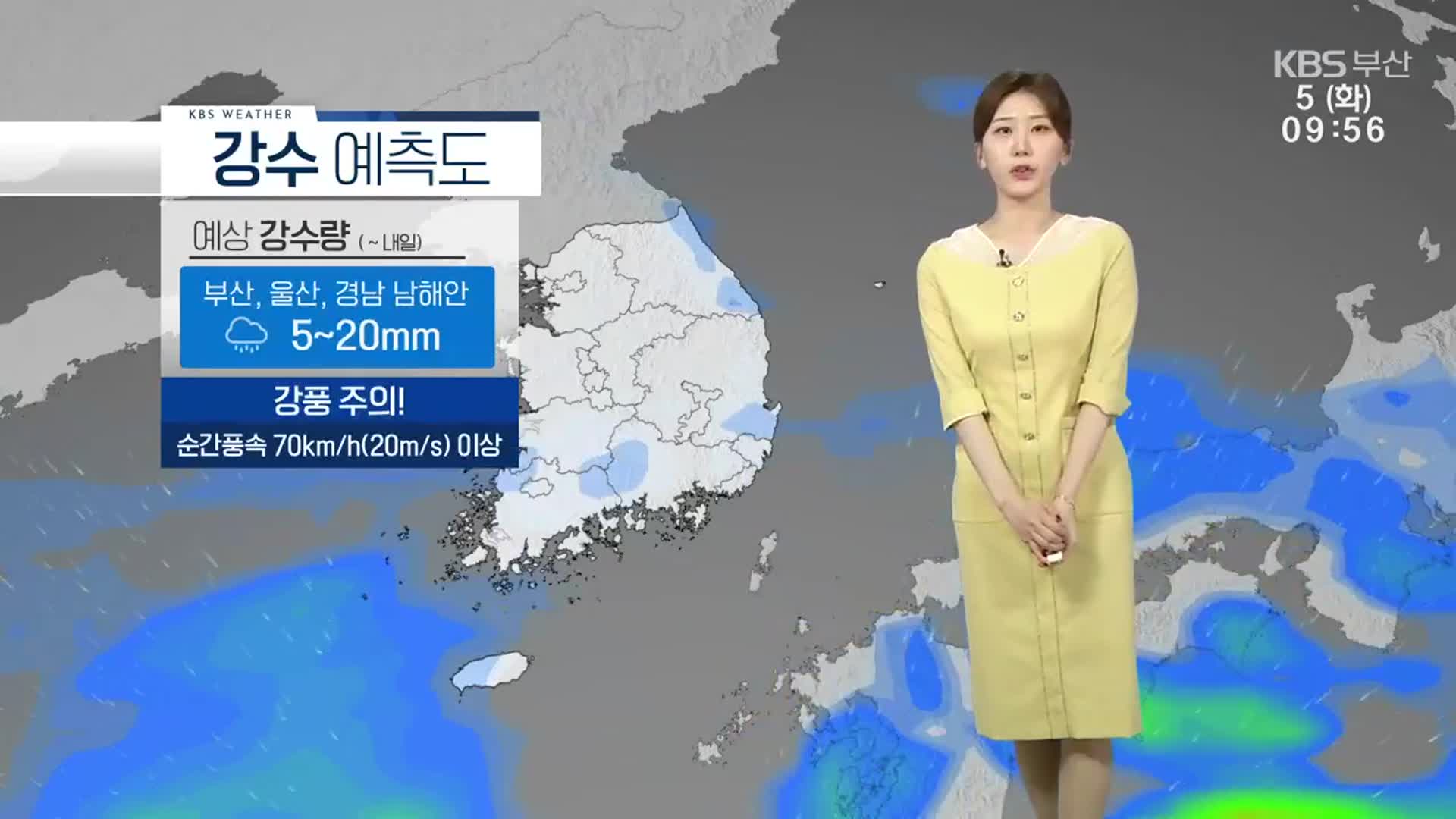 [날씨] 절기 ‘경칩’, 부산 봄비…부·울·경 내일까지 5~20mm