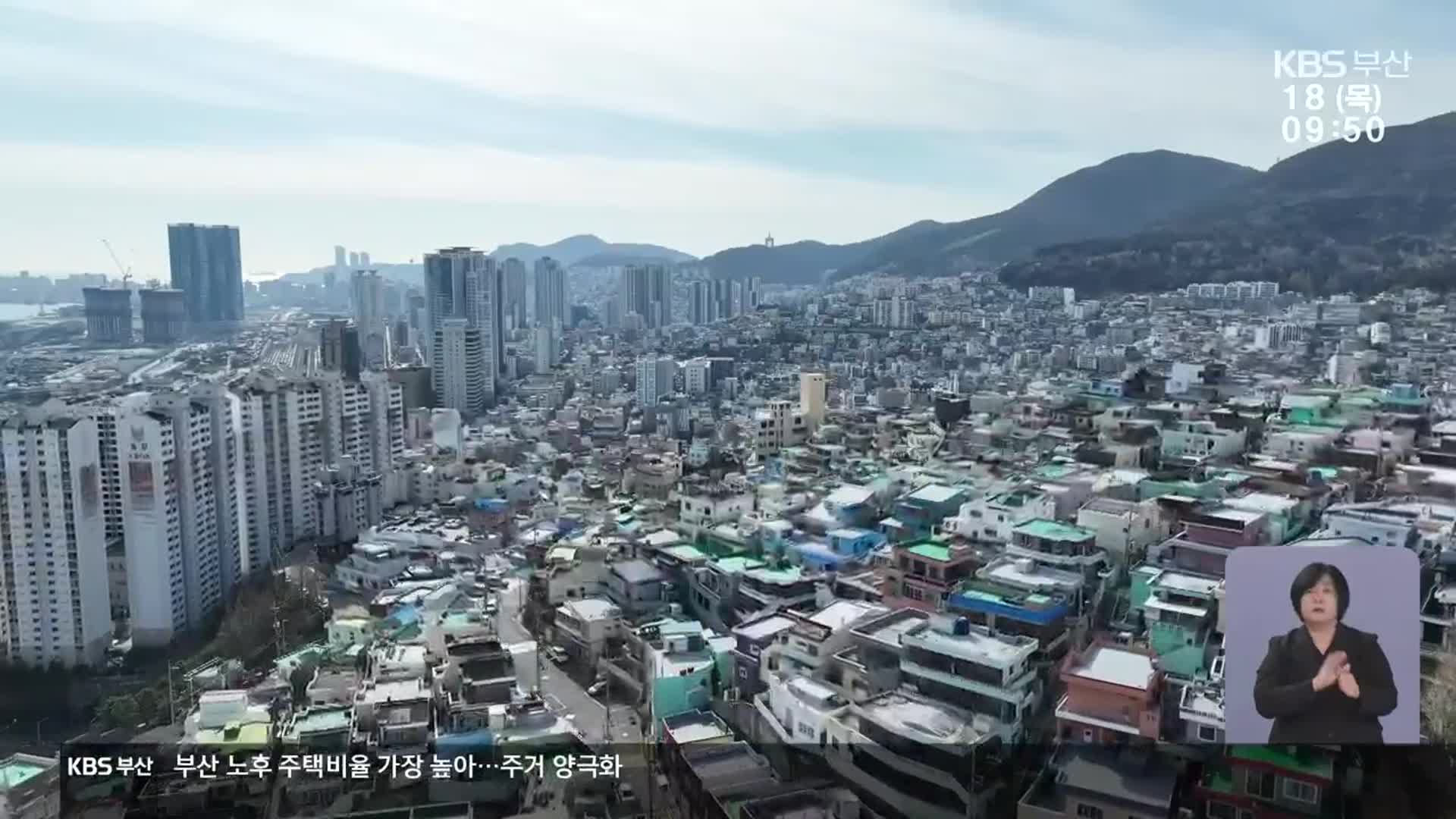 부산 주택 ‘양극화’…“마스터플랜 수립해야”