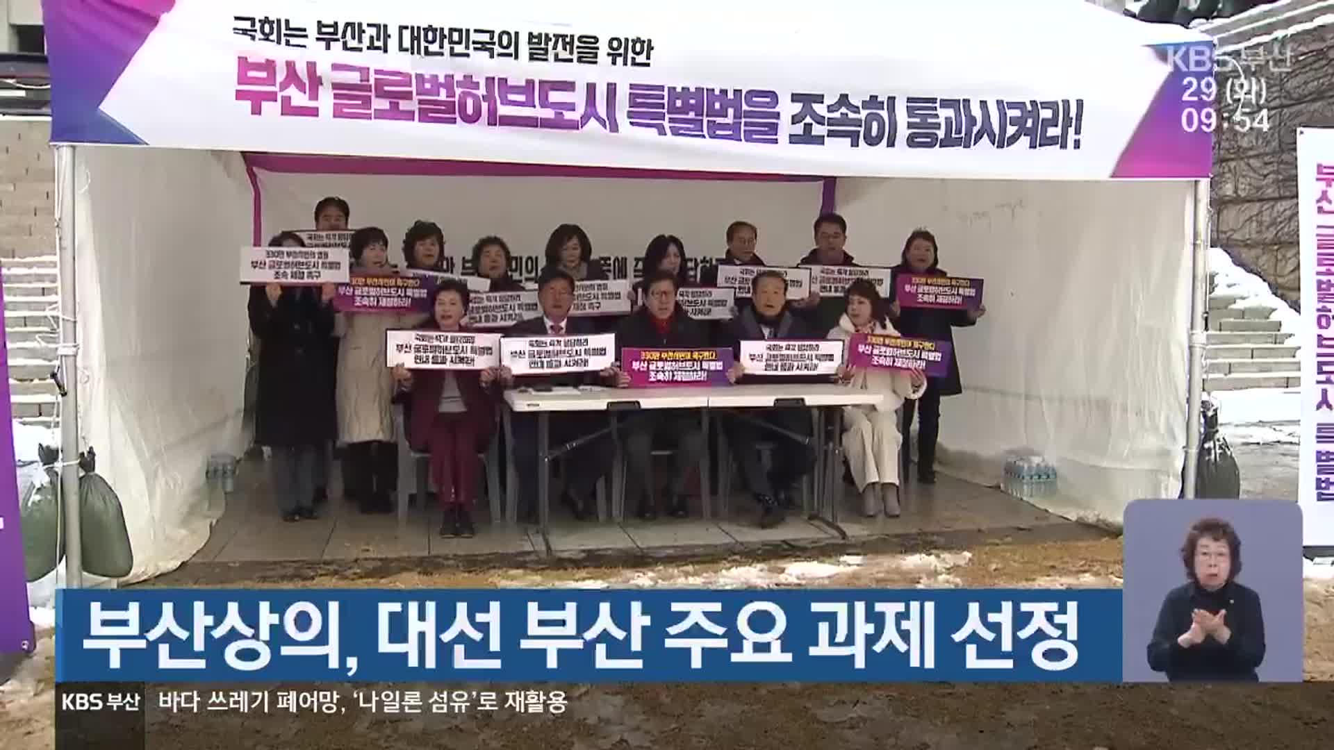 부산상의, 대선 부산 주요 과제 선정