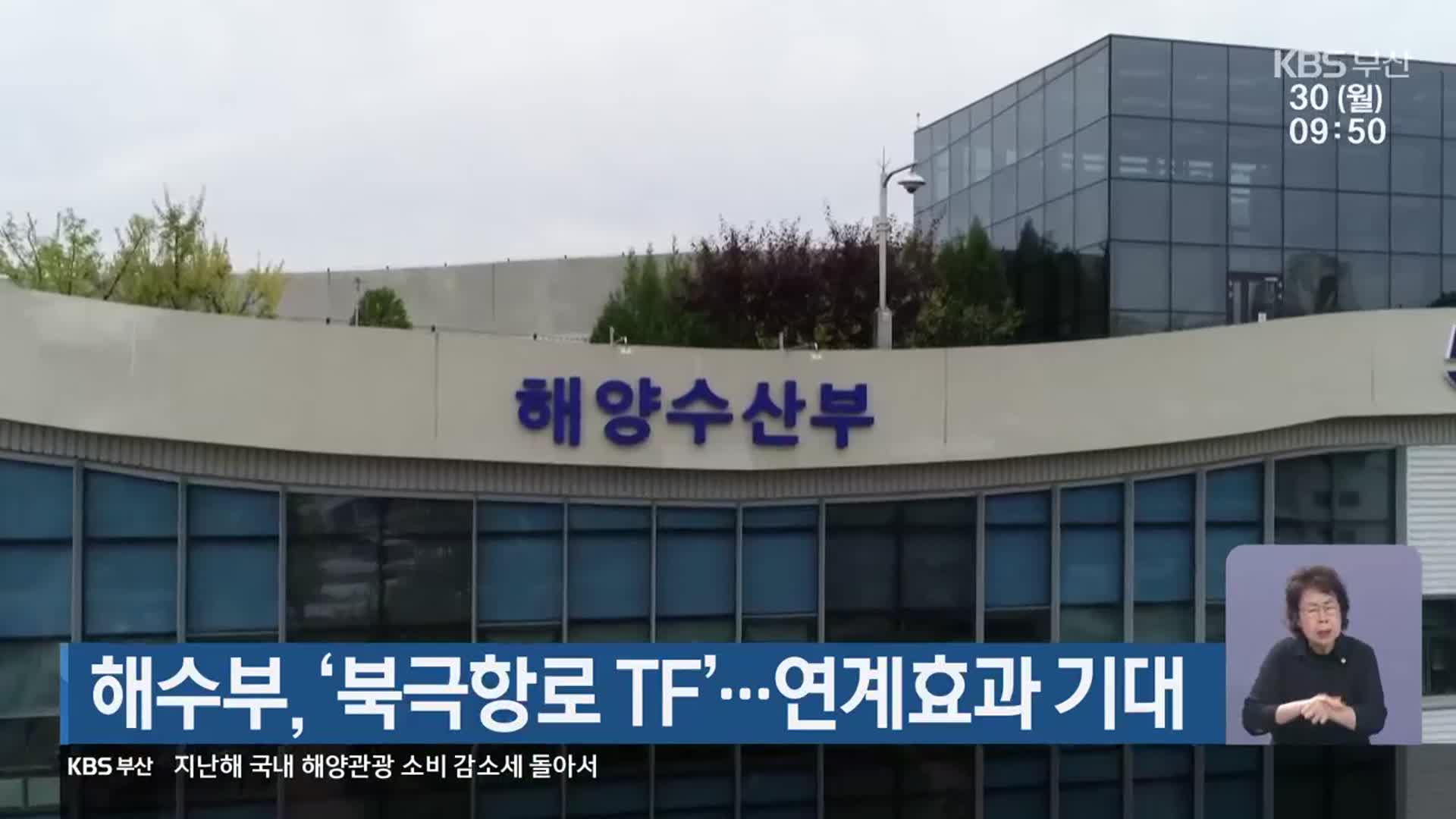 해수부, ‘북극항로 TF’…연계효과 기대