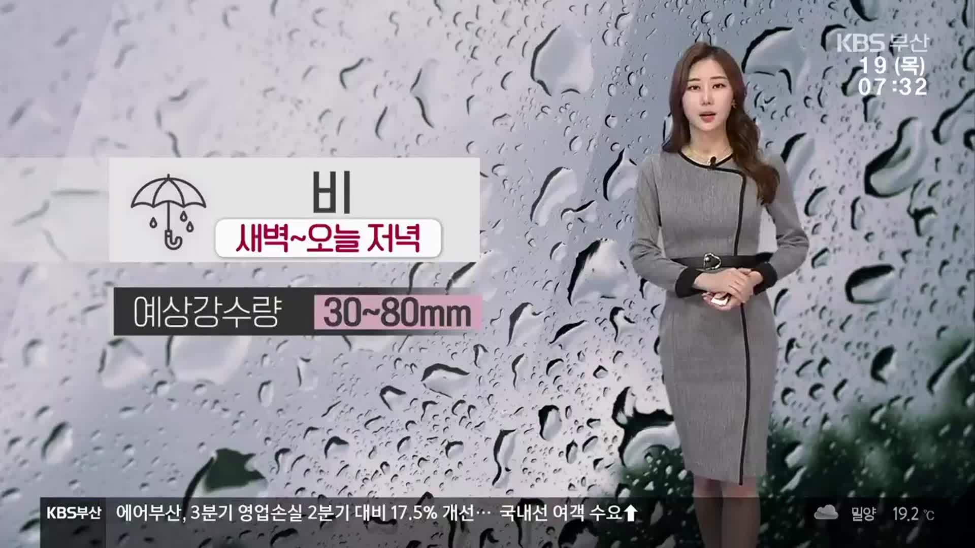 [날씨] 강풍주의보 속 최대 80mm 비…내일부터 기온 ‘뚝’