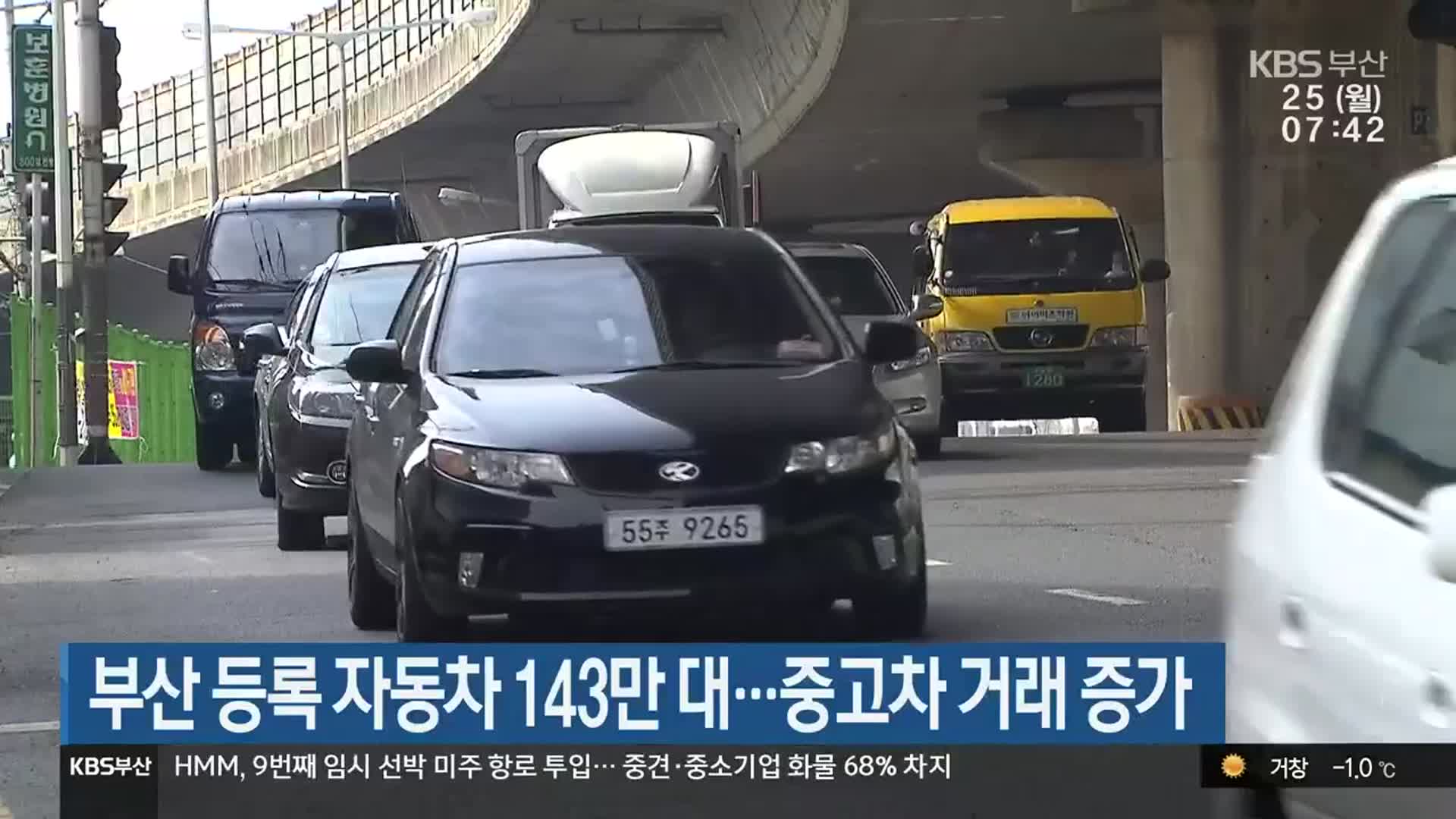 부산 등록 자동차 143만 대…중고차 거래 증가