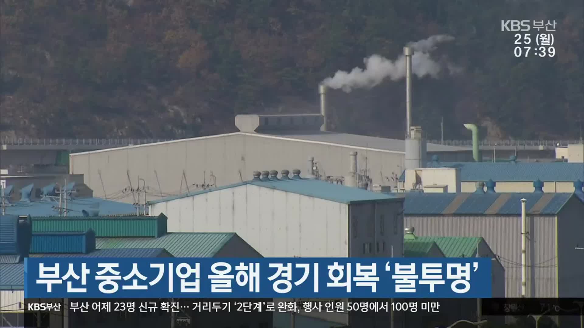 부산 중소기업 올해 경기 회복 ‘불투명’