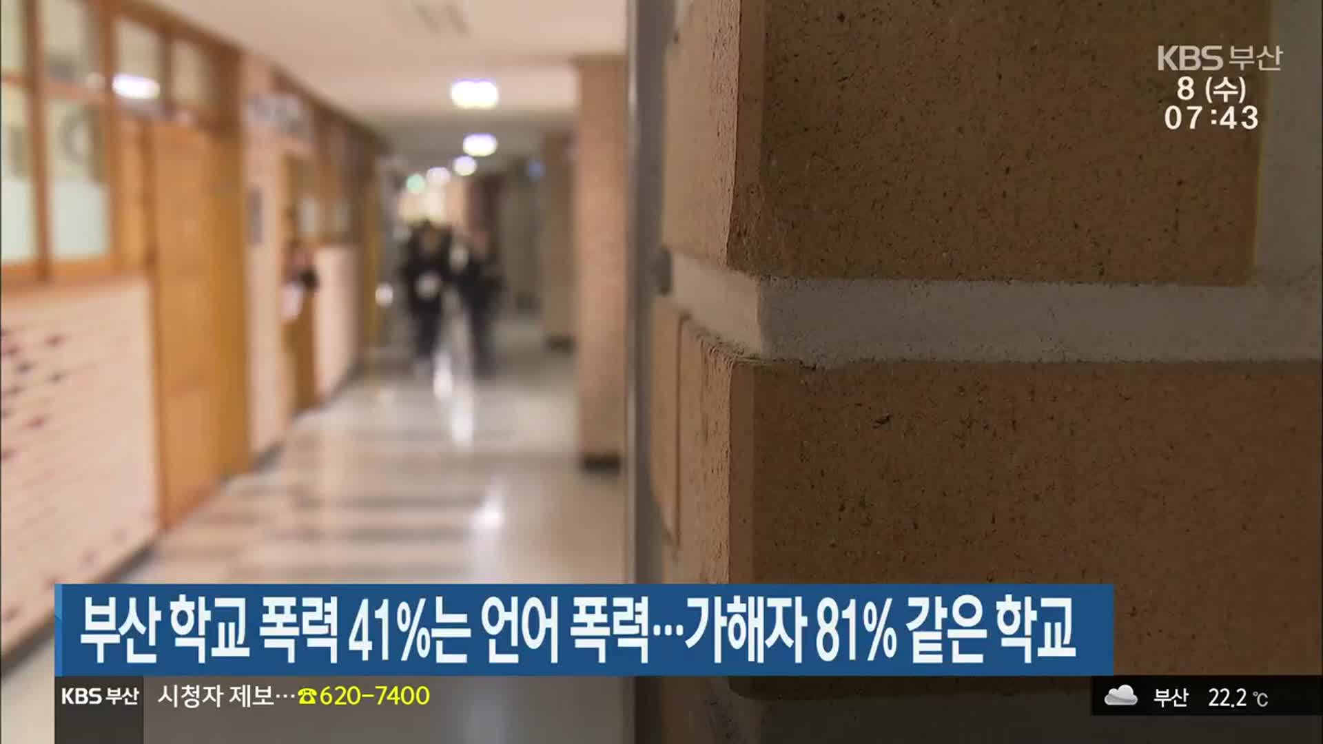부산 학교 폭력 41%는 언어 폭력…가해자 81% 같은 학교 부산 학교 폭력 41%는 언어 폭력…가해자 81% 같은 학교