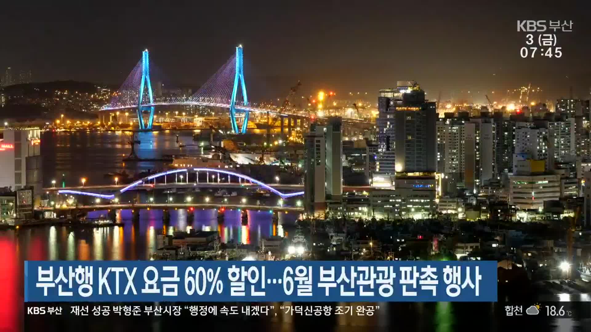 부산행 KTX 요금 60% 할인…6월 부산관광 판촉 행사