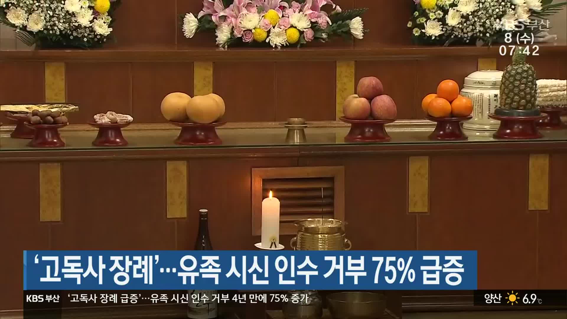 ‘고독사 장례’…유족 시신 인수 거부 75% 급증