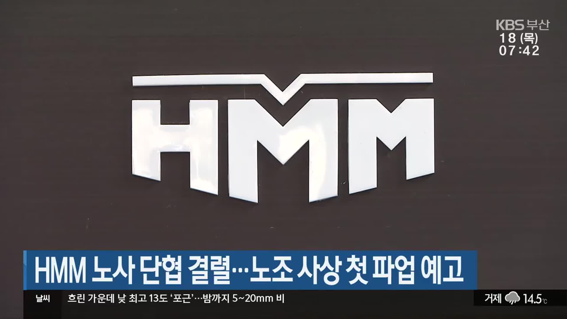 HMM 노사 단협 결렬…노조 사상 첫 파업 예고