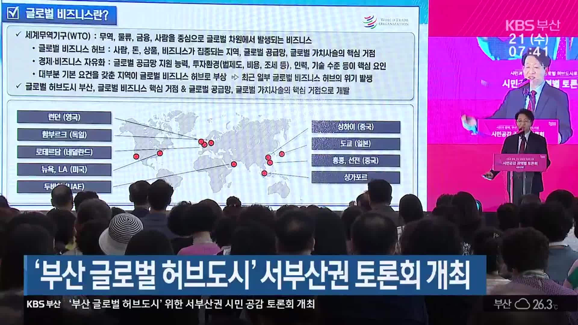 ‘부산 글로벌 허브도시’ 서부산권 토론회 개최