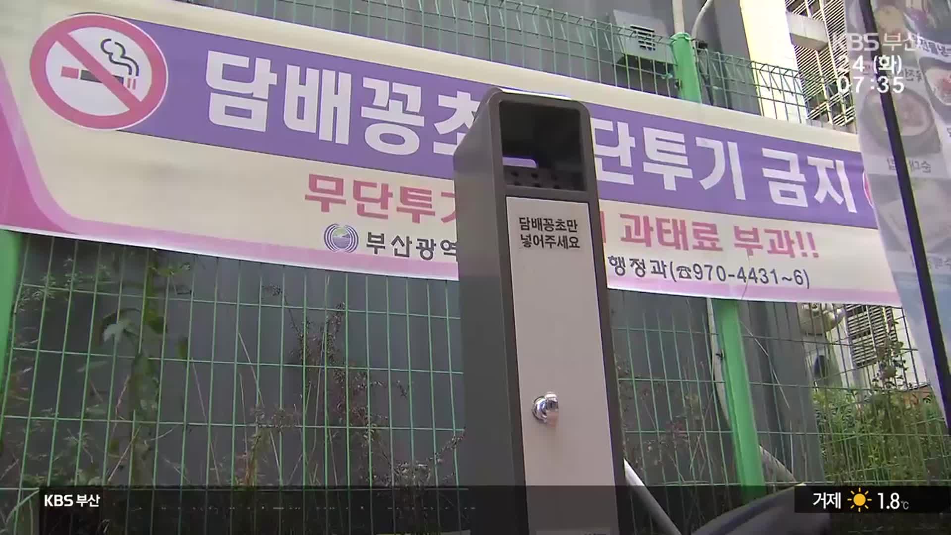 사유지도 금연 구역 지정 추진…실효성은?