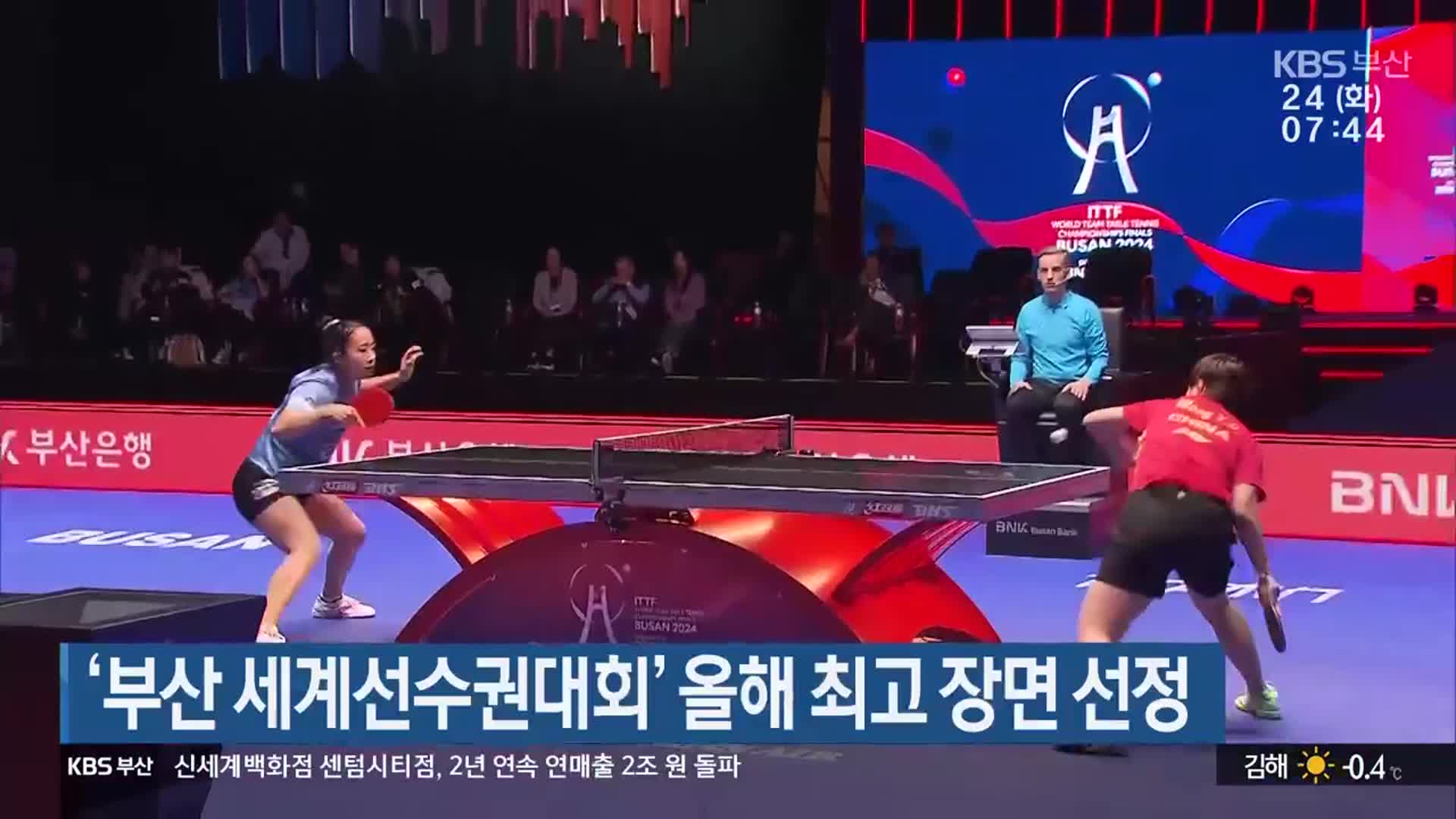 ‘부산 세계선수권대회’ 올해 최고 장면 선정