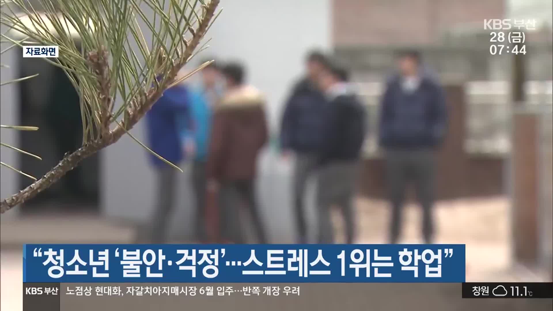 “청소년 ‘불안·걱정’…스트레스 1위는 ‘학업’”