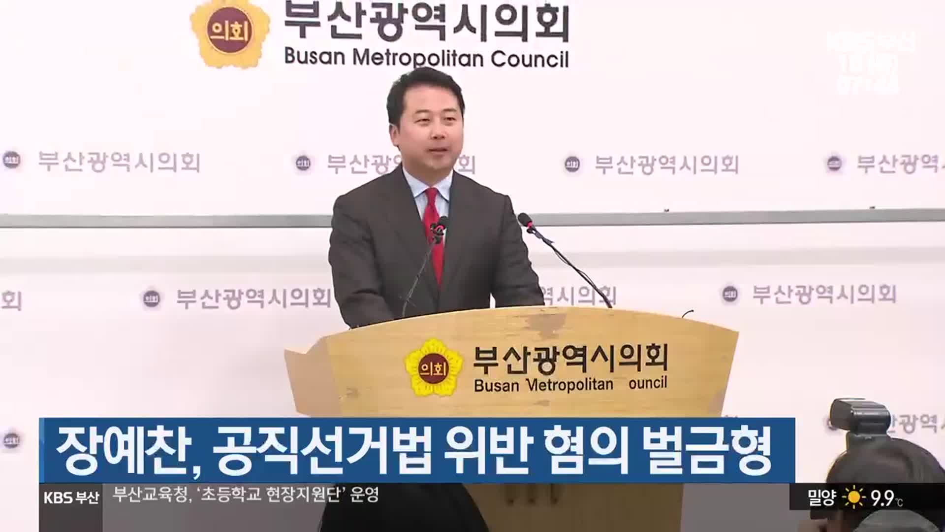 장예찬, 공직선거법 위반 혐의 벌금형
