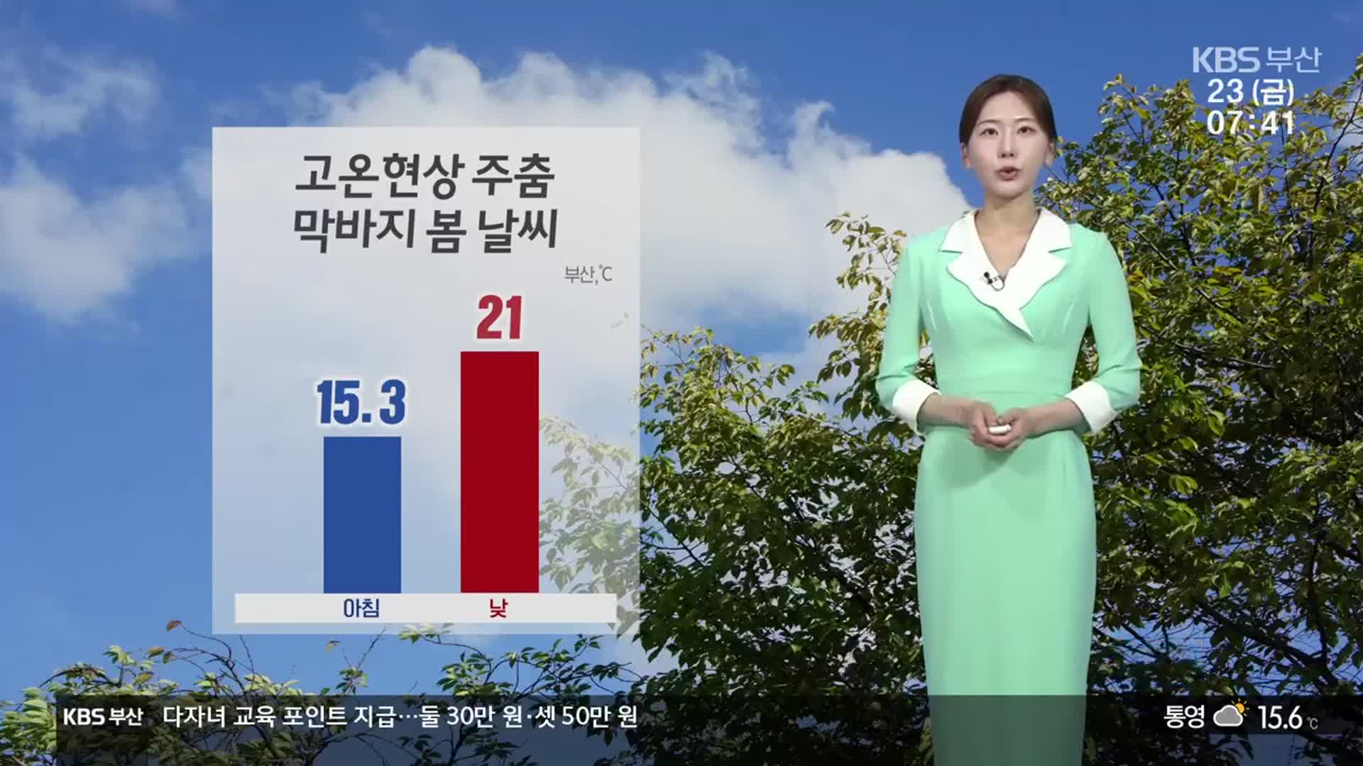 [날씨] 부산 고온 현상 ‘주춤’…해안가 짙은 안개