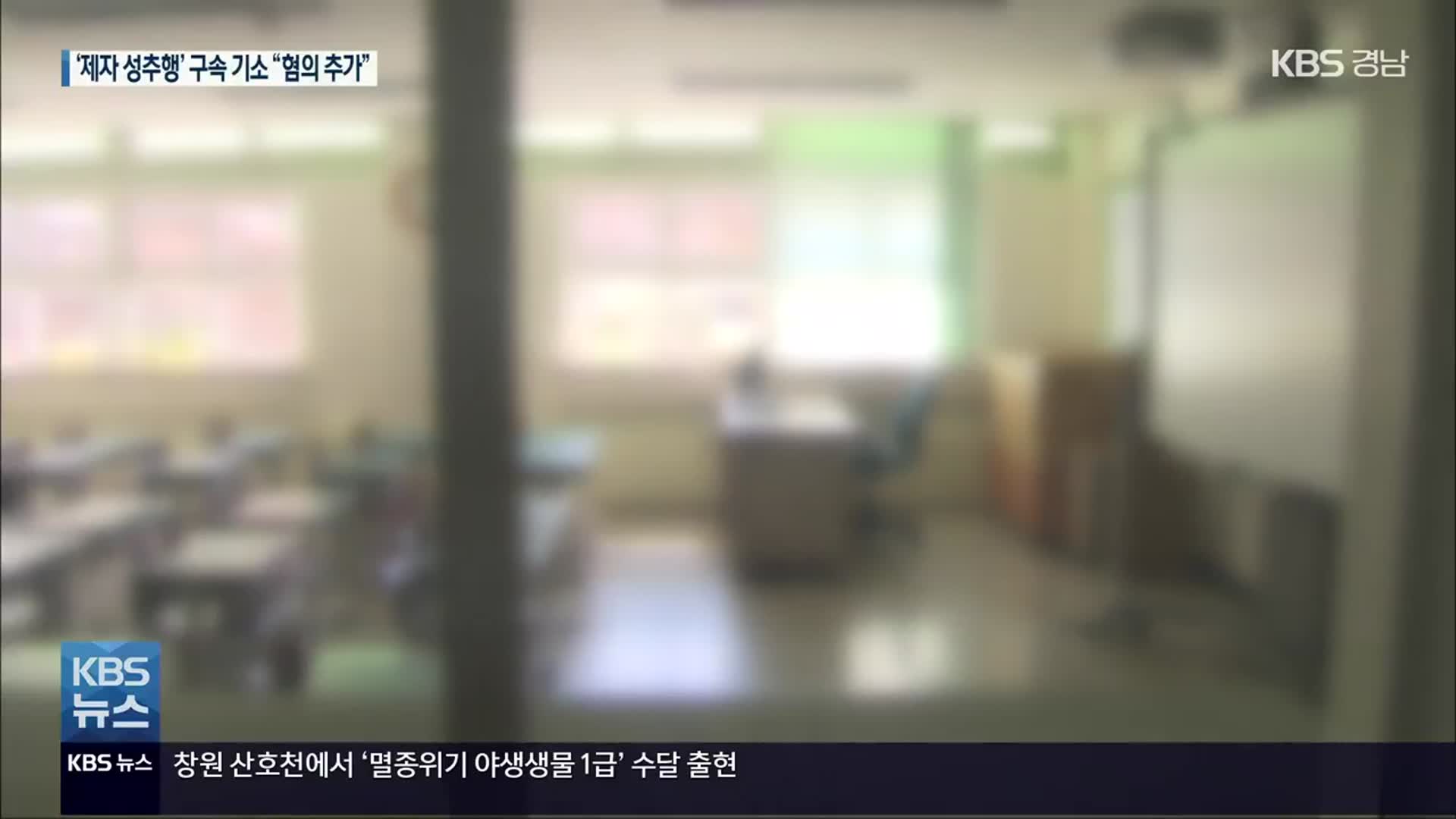 제자 성추행 초등학교 교사 구속 기소…“추가 혐의 확인”
