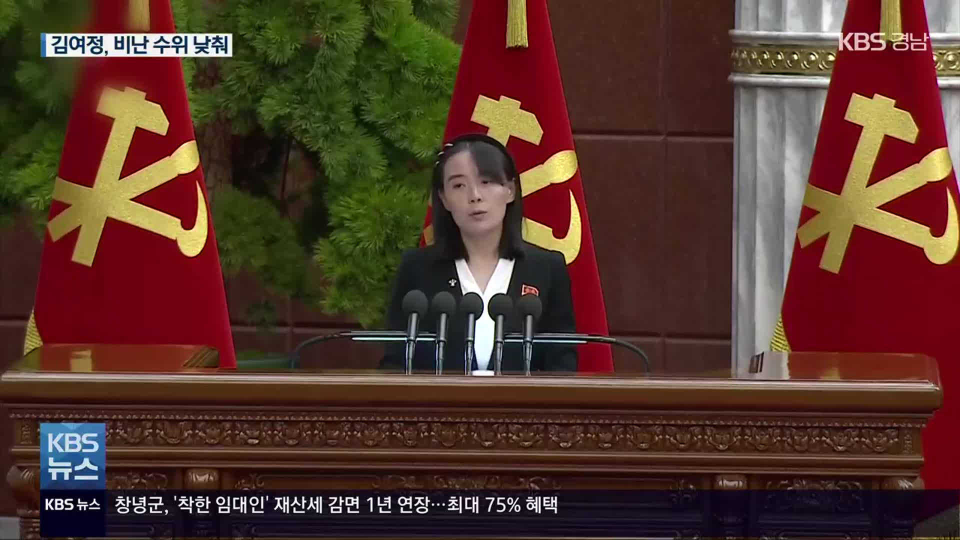 북한 김여정 “남한 무력상대 아냐…총포탄 한 발도 안 쏠 것”