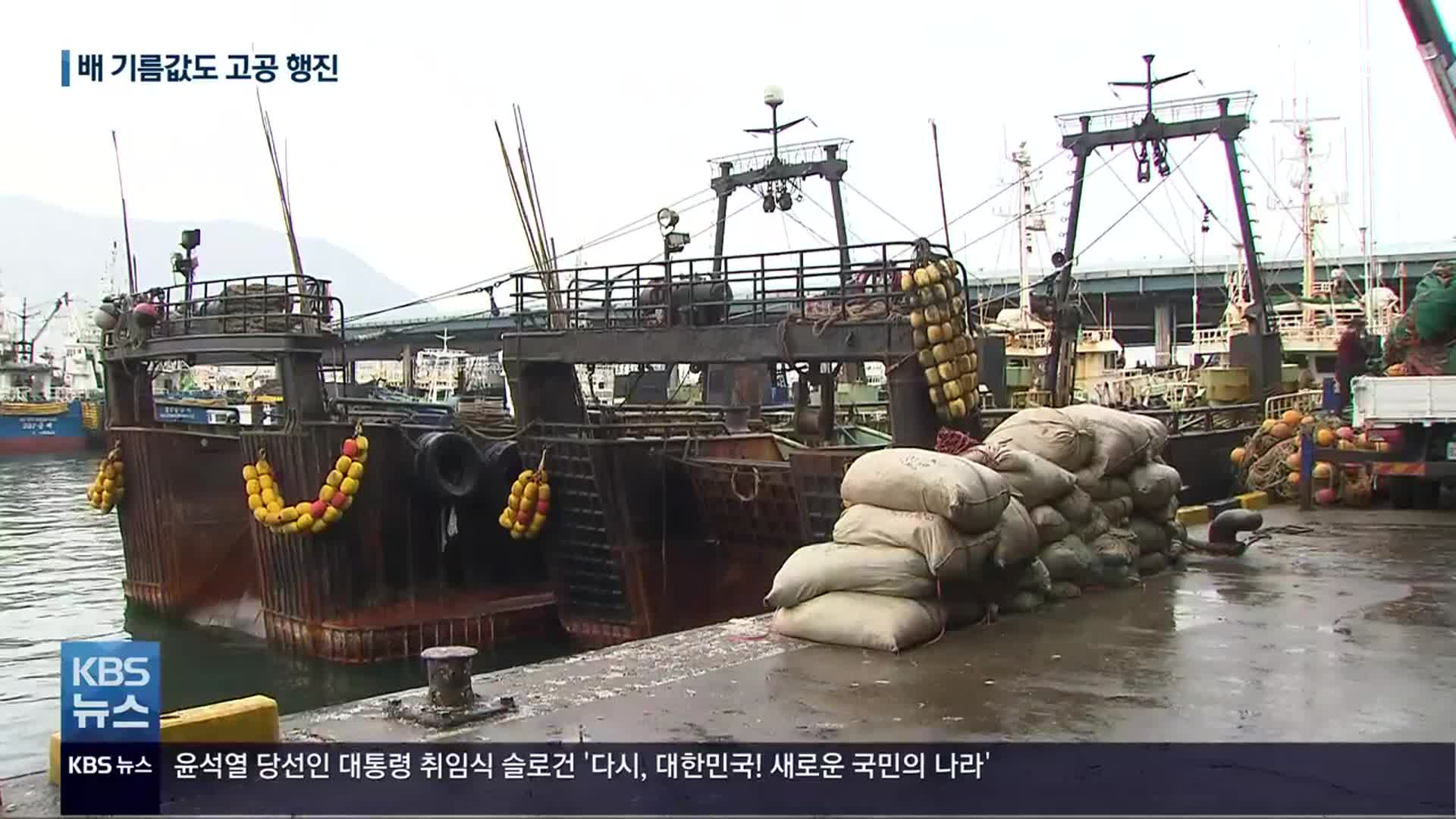 배 기름값도 고공 행진…“고기잡이 포기”