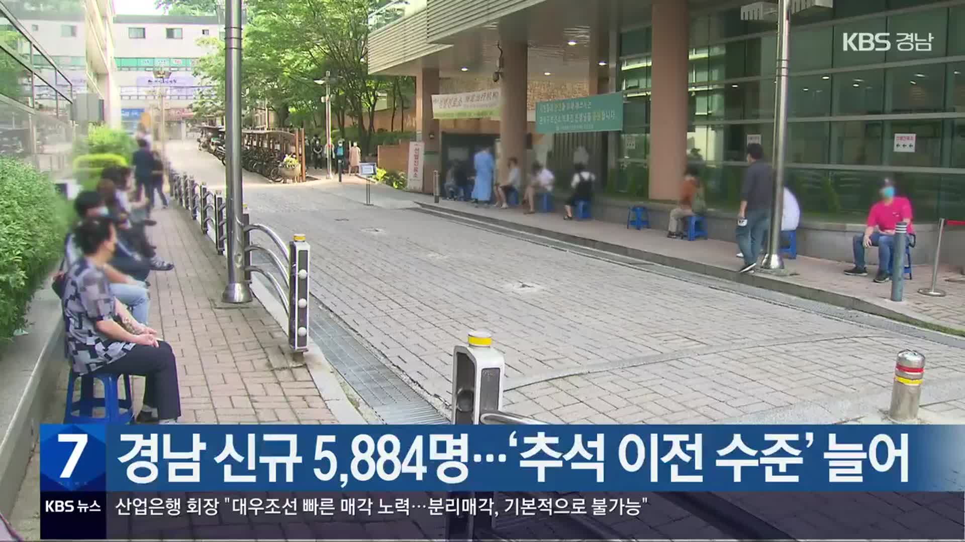 경남 신규 5,884명…‘추석 이전 수준’ 늘어