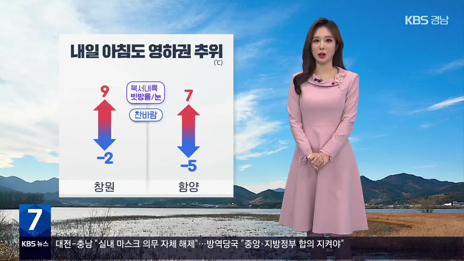 [날씨] 경남 내일 아침도 영하권 추위…대기 건조 ‘불 조심’