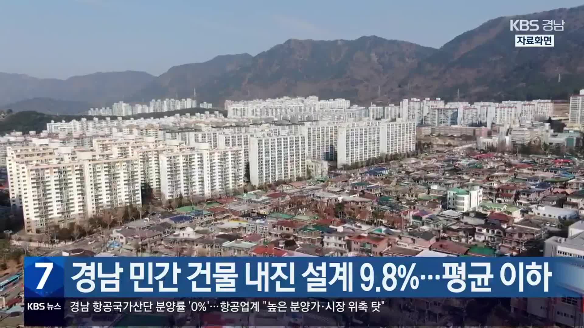 경남 민간 건물 내진 설계 9.8%…평균 이하