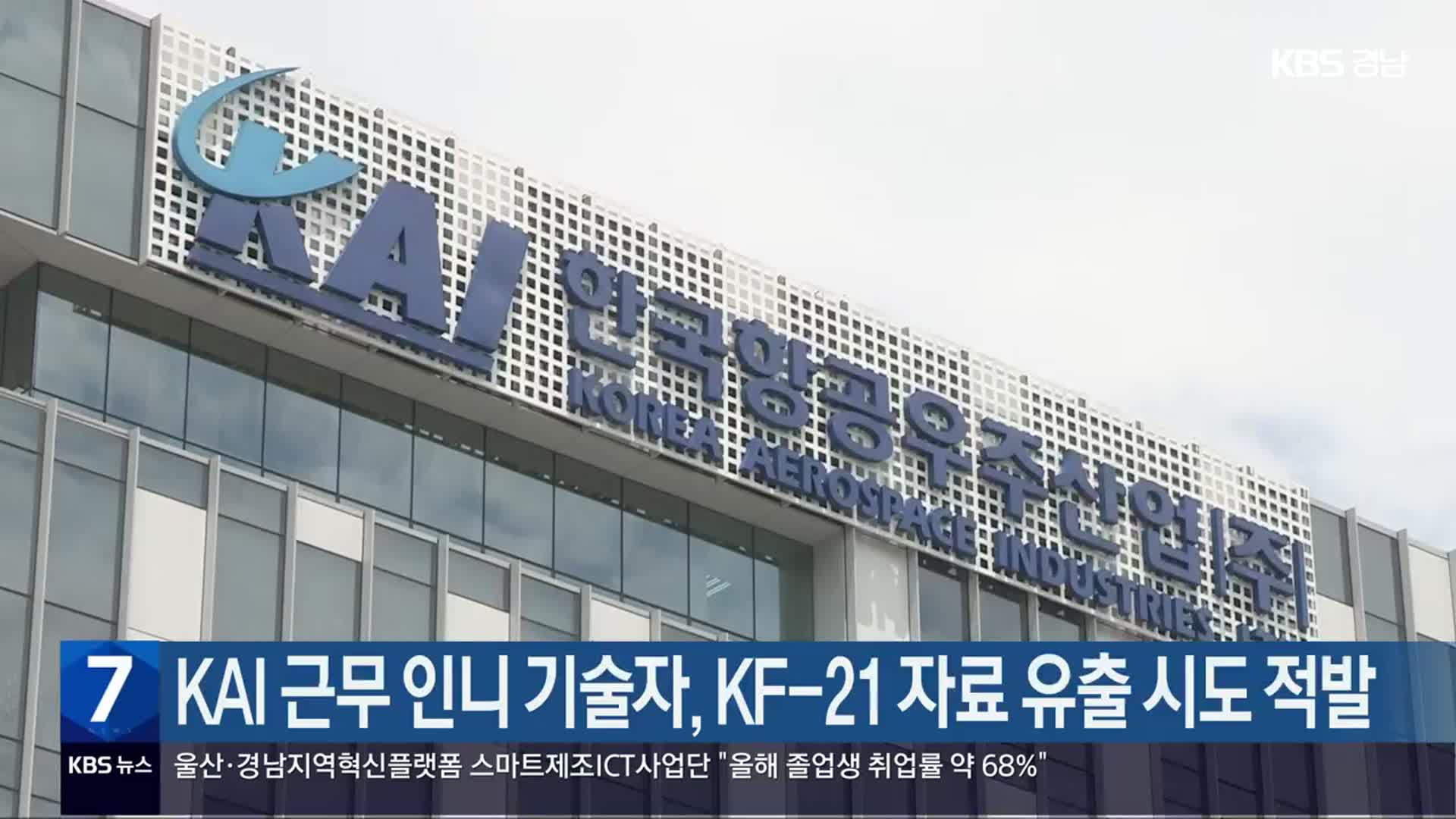 KAI 근무 인니 기술자, KF-21 자료 유출 시도 적발