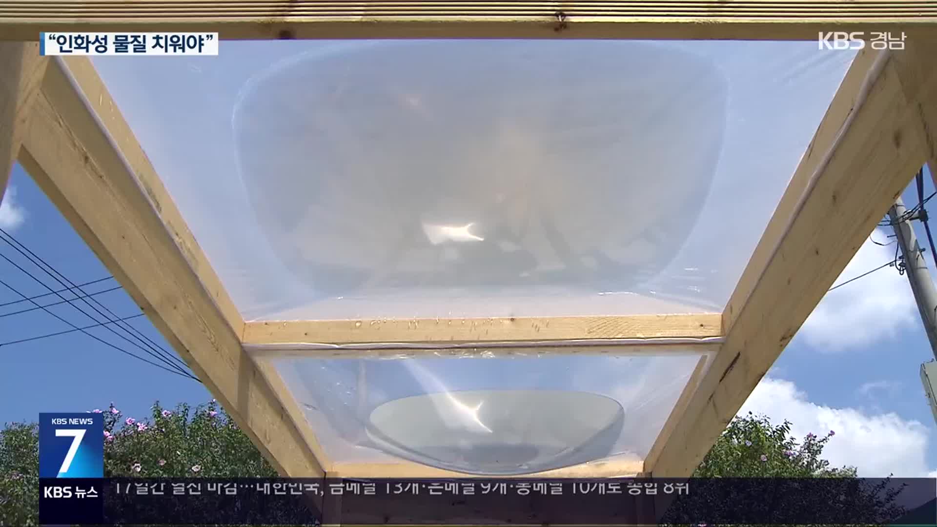 폭염 속 비닐하우스 ‘돋보기 현상’ 화재 주의