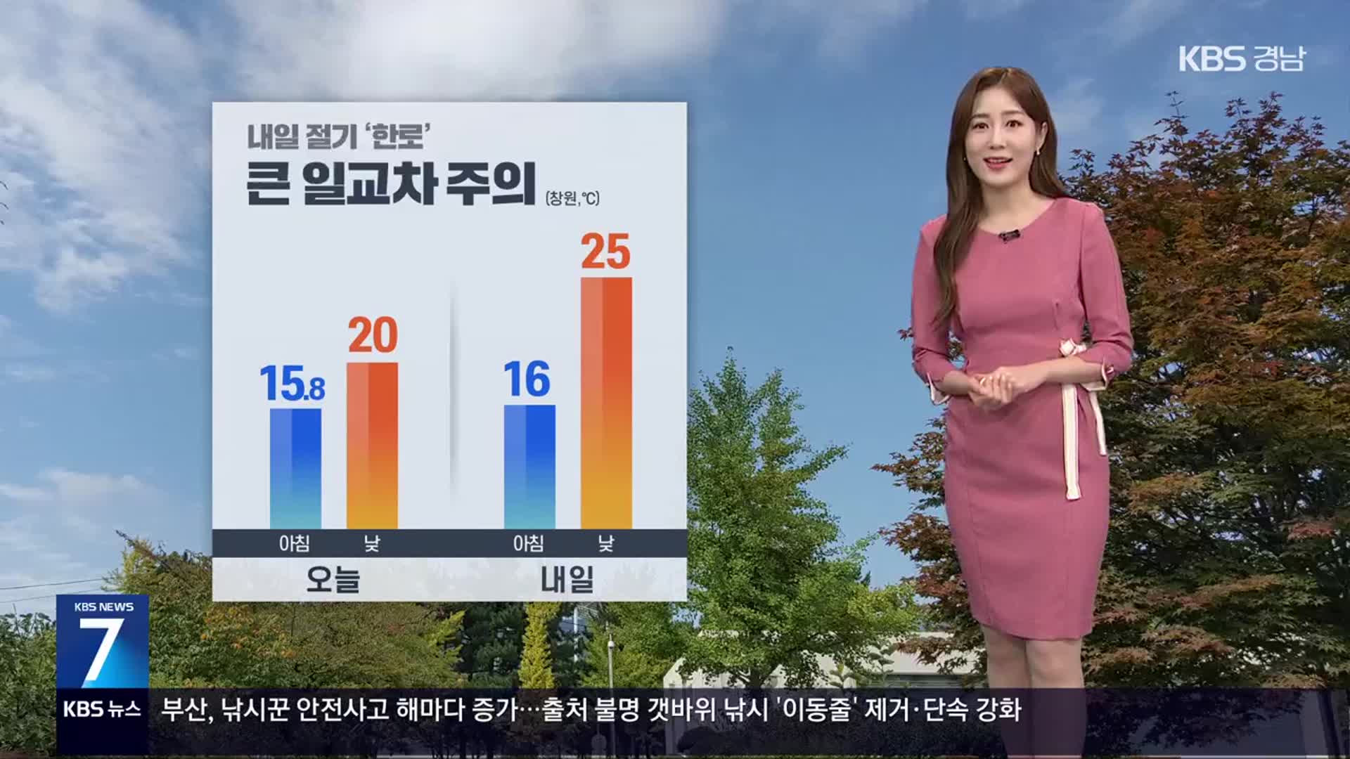 [날씨] 내일 절기 ‘한로’, 경남 큰 일교차 주의…곳곳 빗방울