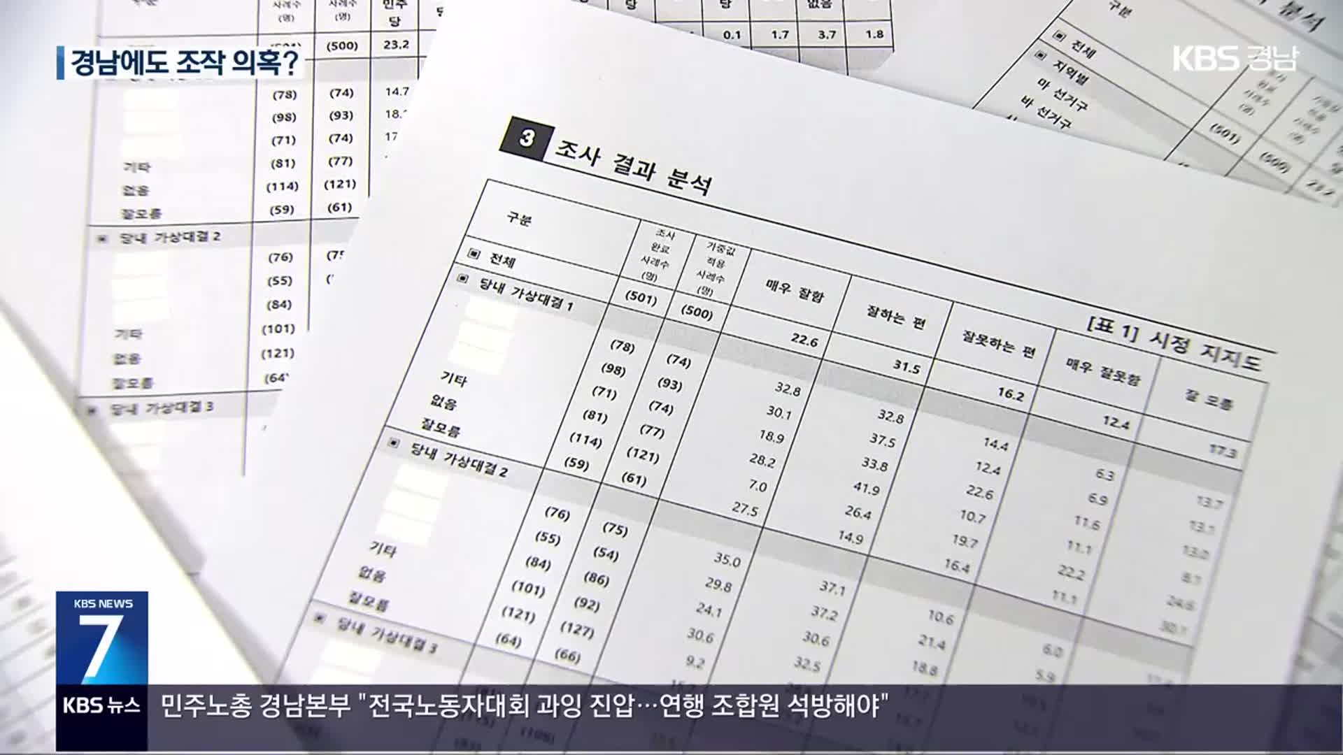 명태균 여론조사 조작 의혹…경남은 없나?
