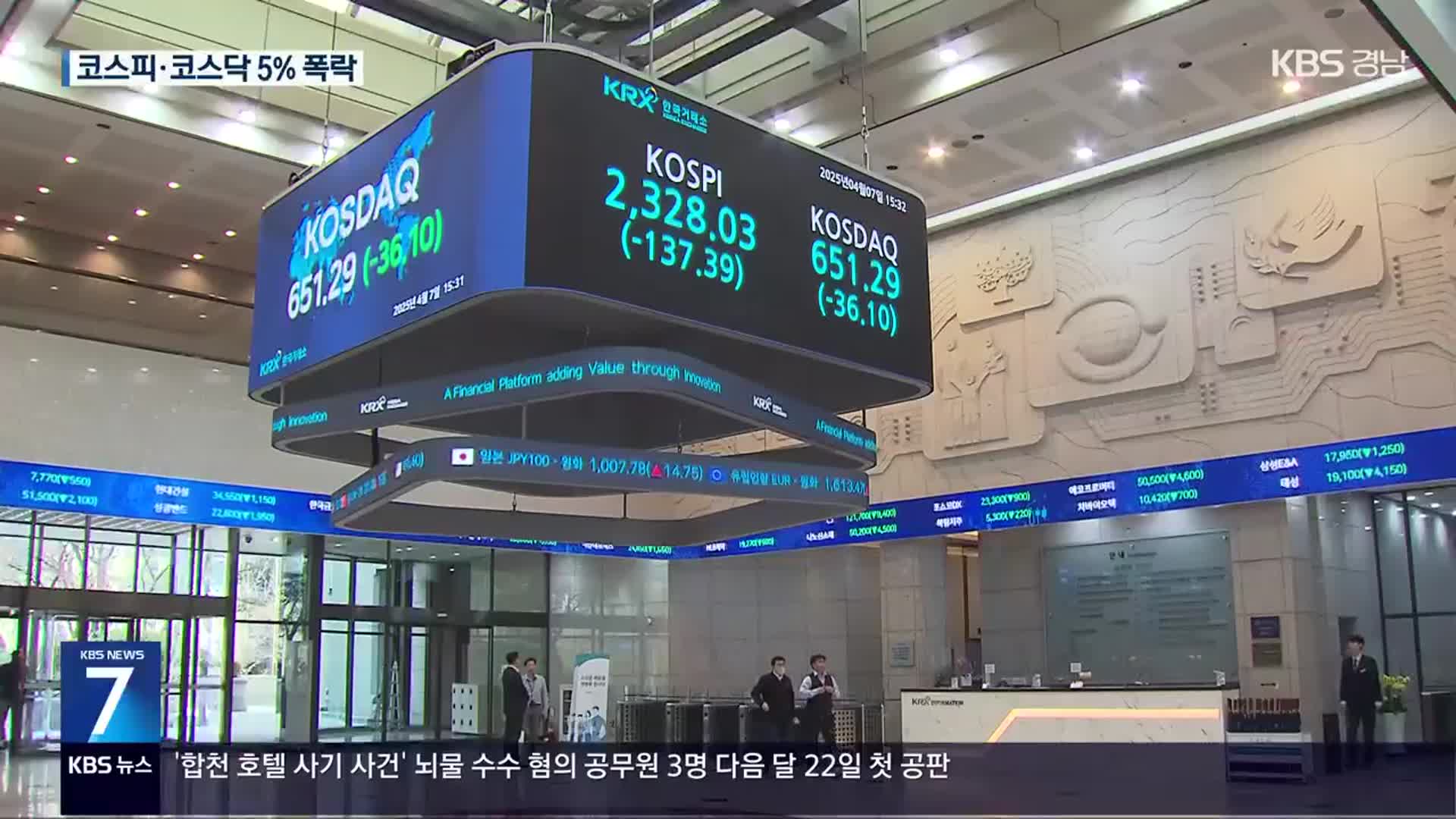 ‘블랙먼데이’…한·중·일 증시 동반 폭락