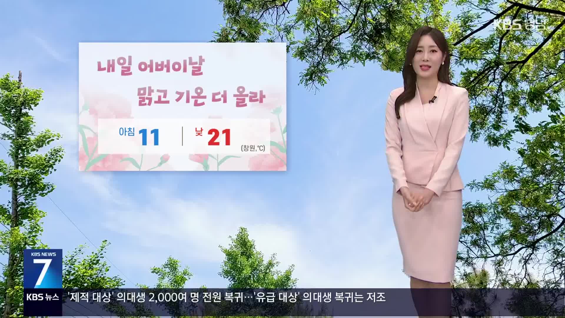 [날씨] 내일 어버이날, 경남 맑고 기온 더 올라…내륙 안개 유의