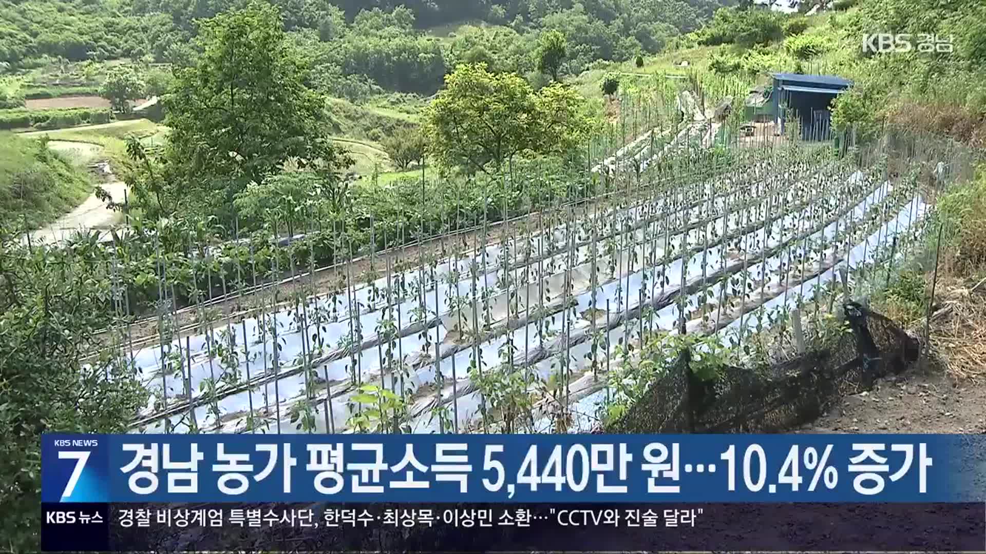 [간추린 경남] 경남 농가 평균소득 5,440만 원…10.4% 증가 외