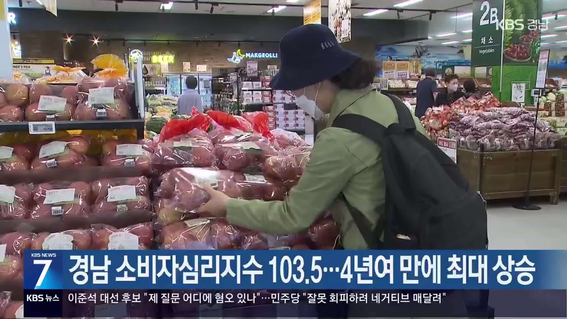 경남 소비자심리지수 103.5…4년여 만에 최대 상승
