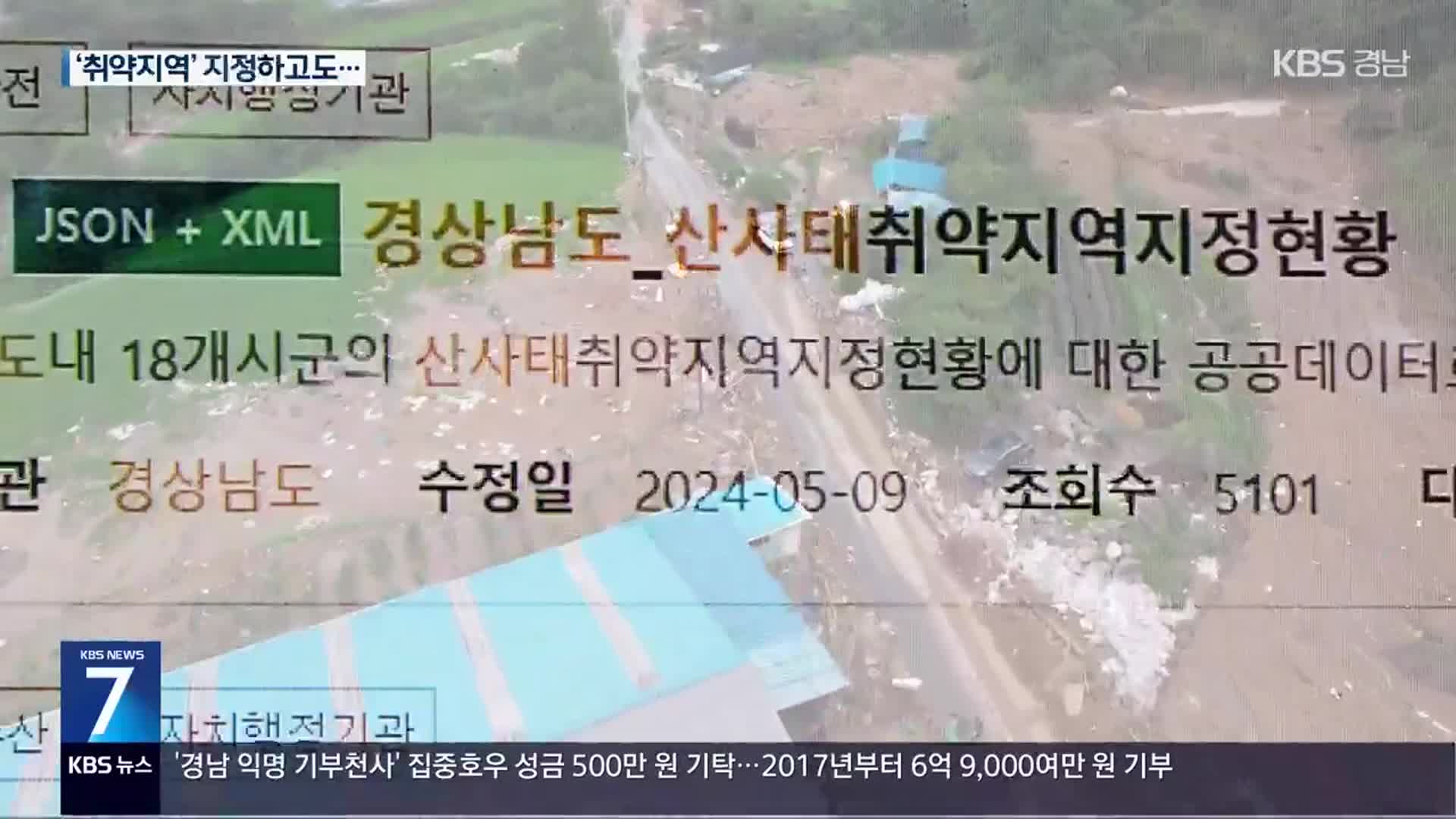 공무원도 모르는 ‘산사태 취약지역’…사고 나고도 “몰라”