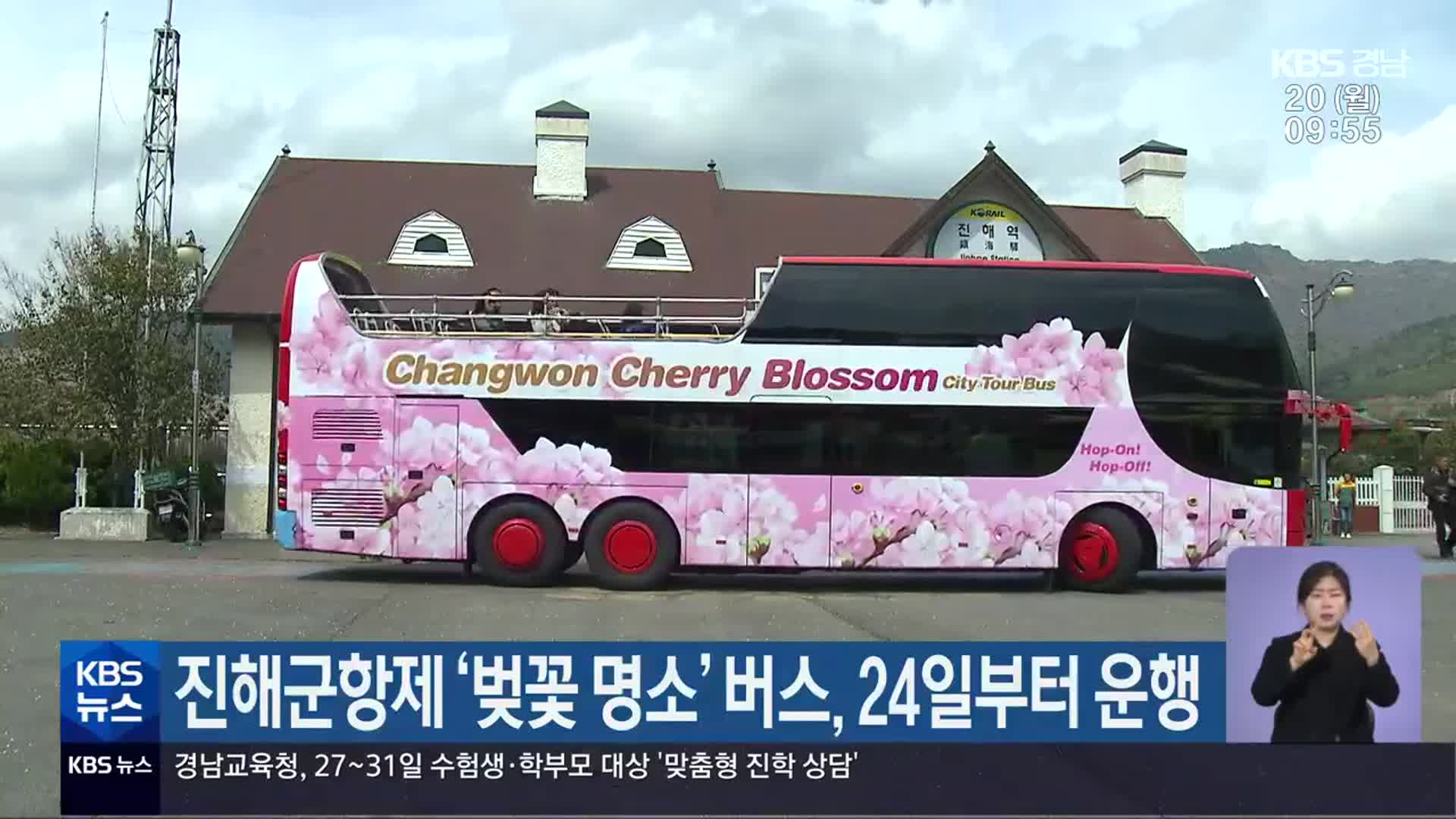진해군항제 ‘벚꽃 명소’ 버스, 24일부터 운행