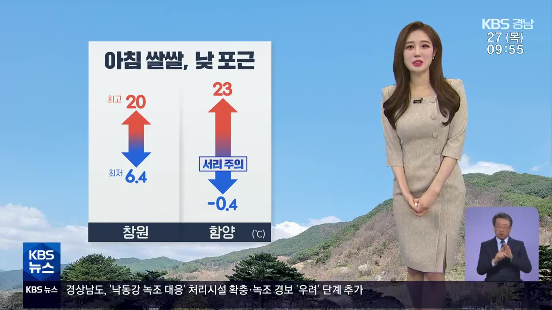 [날씨] 경남 맑고 쾌청…낮 동안 예년 수준의 포근함