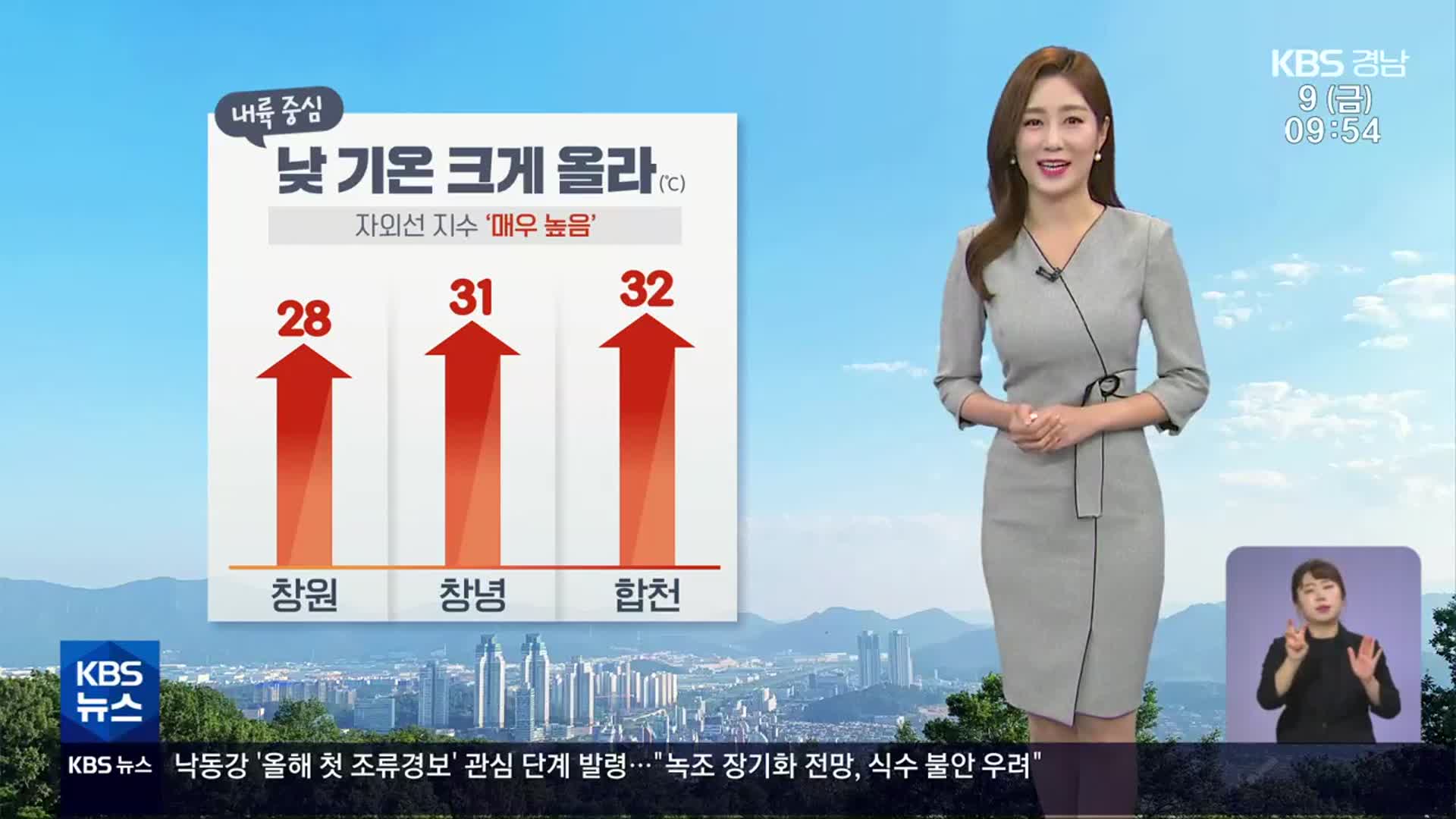 [날씨] 경남 내륙 중심 30도 안팎 초여름 더위…늦은 오후 소나기