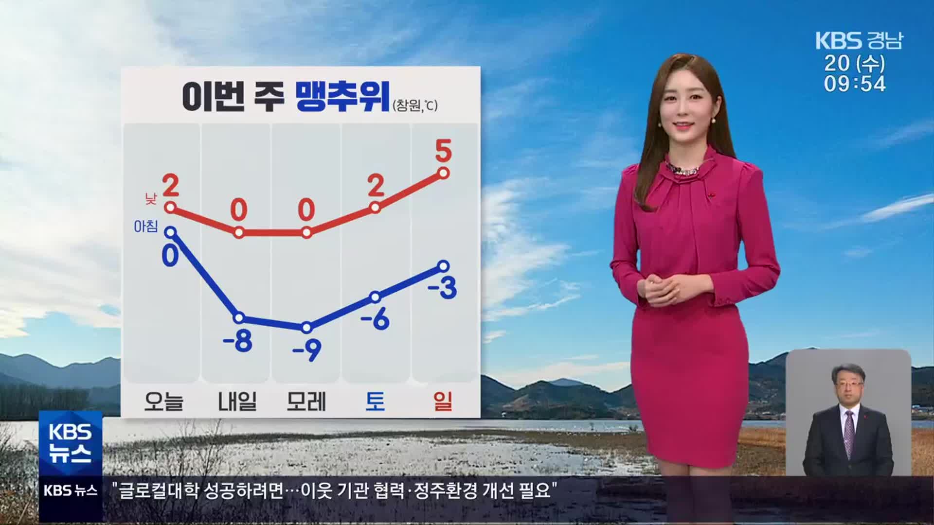 [날씨] 경남 낮부터 북극 한기 남하…이번 주 맹추위