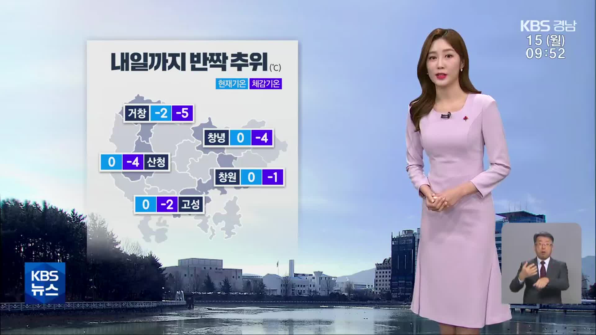 [날씨] 경남 내일까지 반짝 추위…곳곳 강한 바람 유의