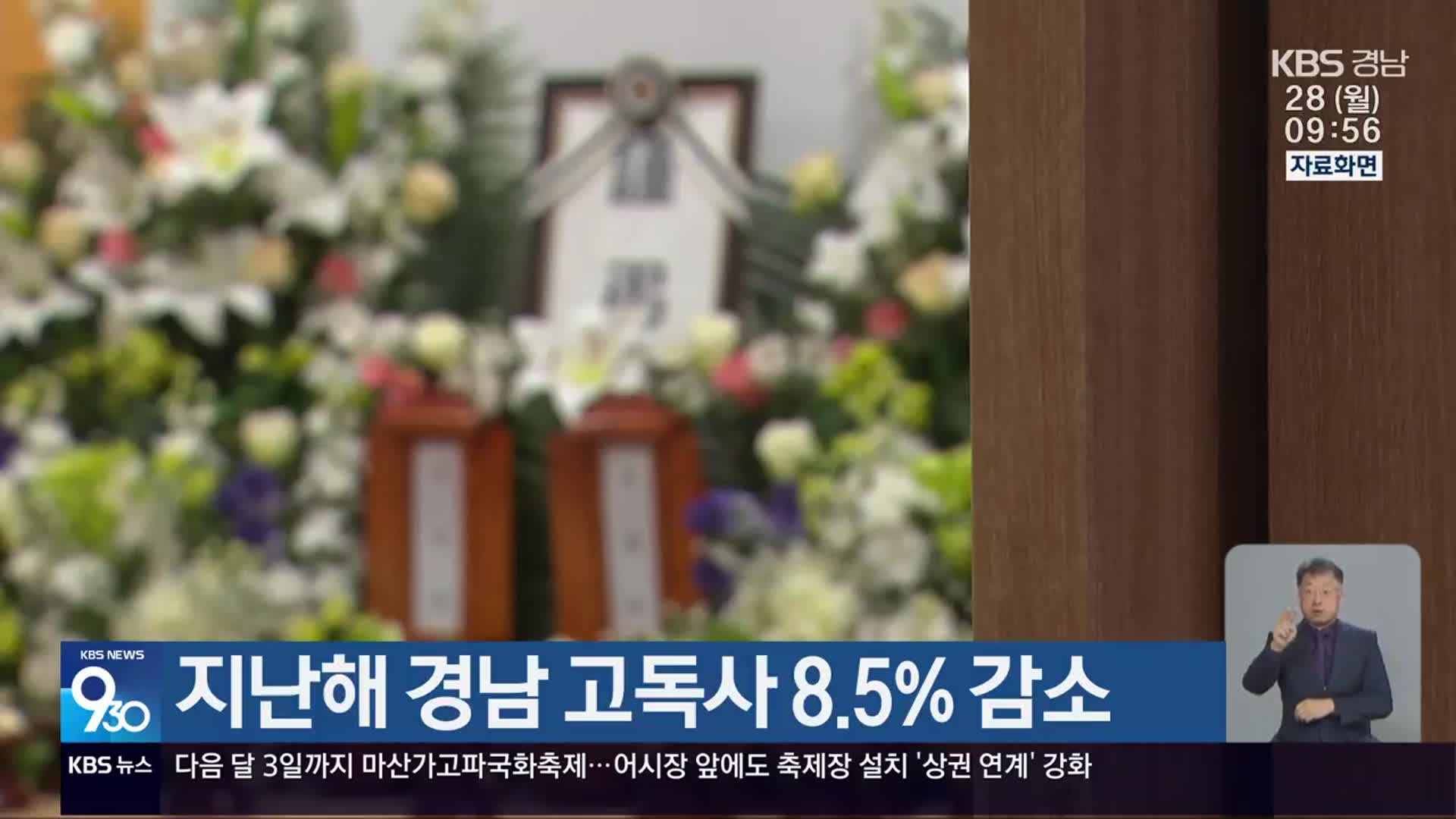 지난해 경남 고독사 8.5% 감소