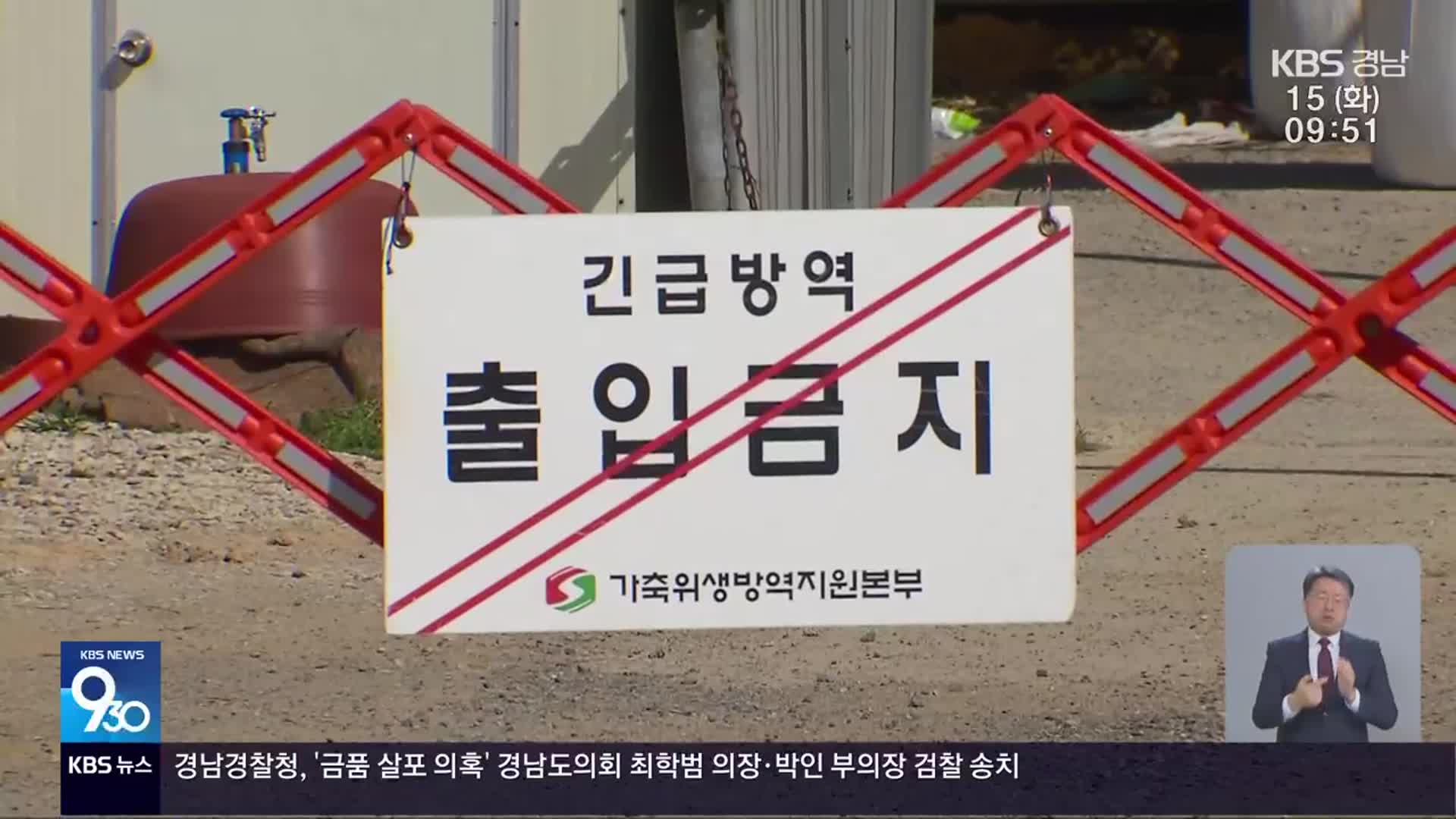 전남, 돼지까지 구제역 발생…경남도 방역 비상
