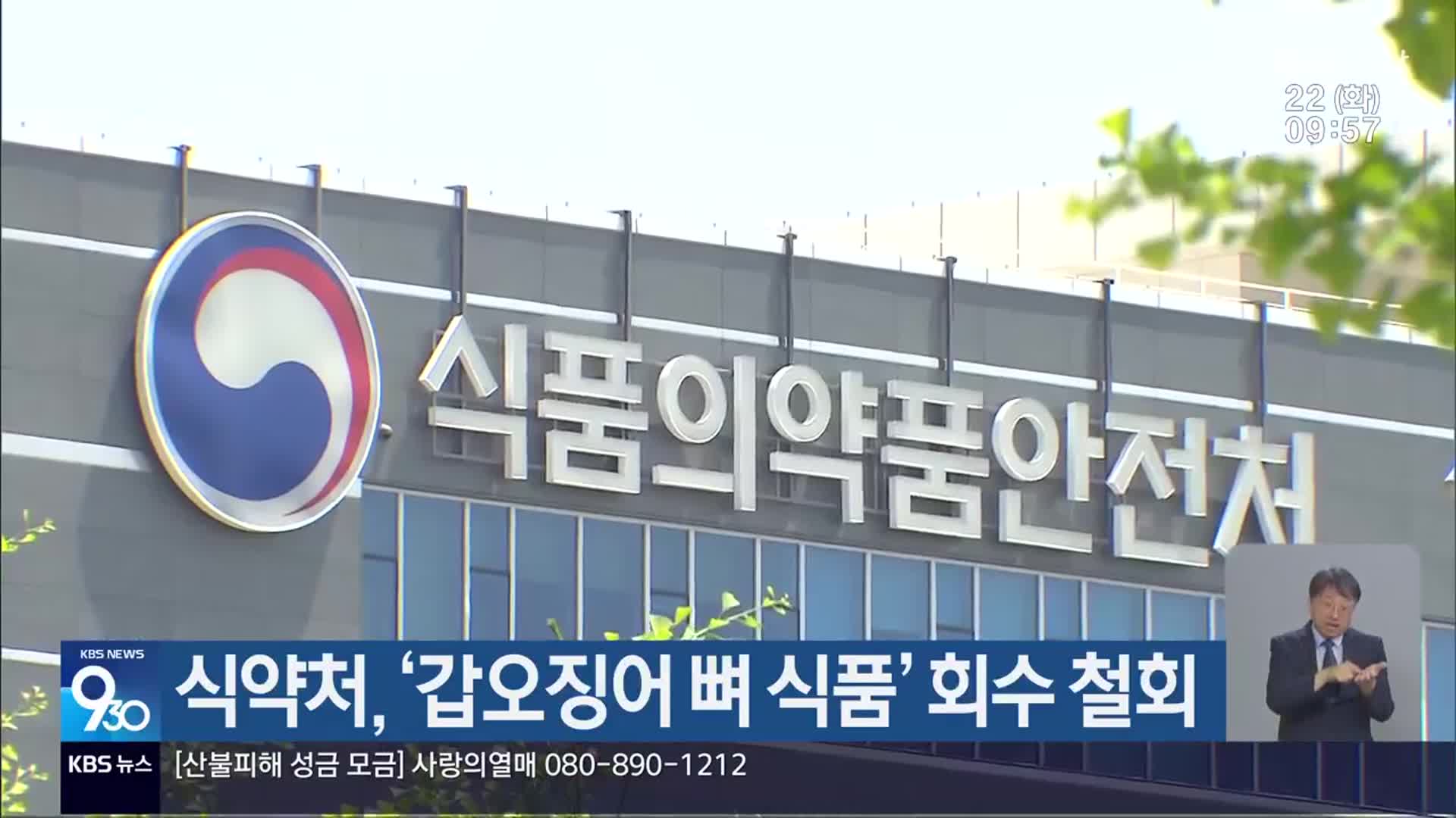 식약처, ‘갑오징어 뼈 식품’ 회수 철회