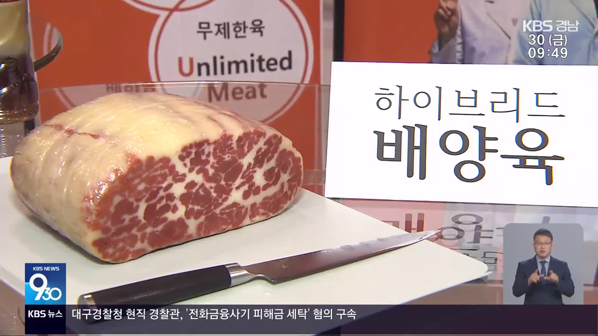 경상국립대연구팀, 배양육 개발…“고기 식감과 비슷”